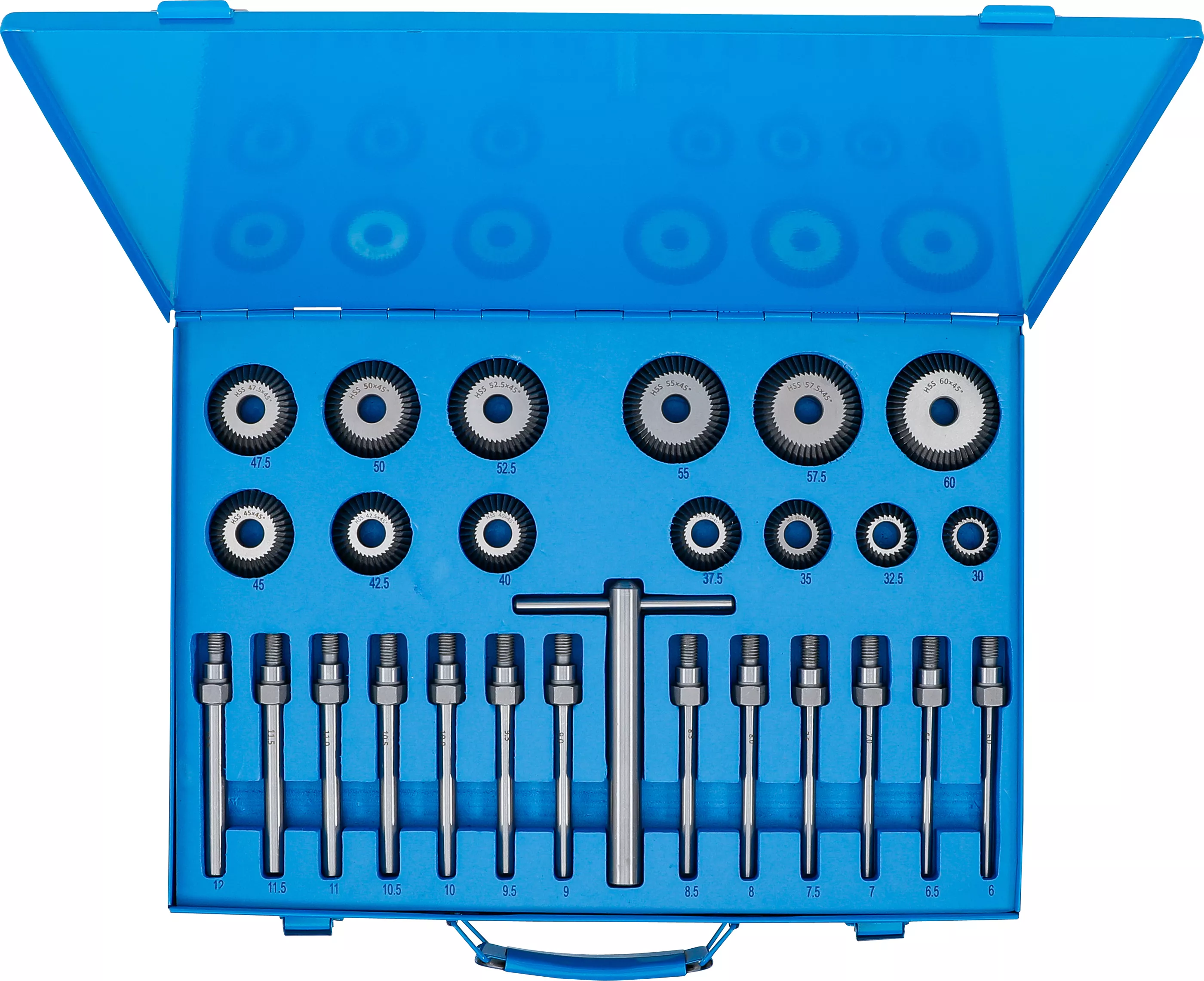 Set frezat scaune supape | 30 - 60 mm | 27 piese [4]