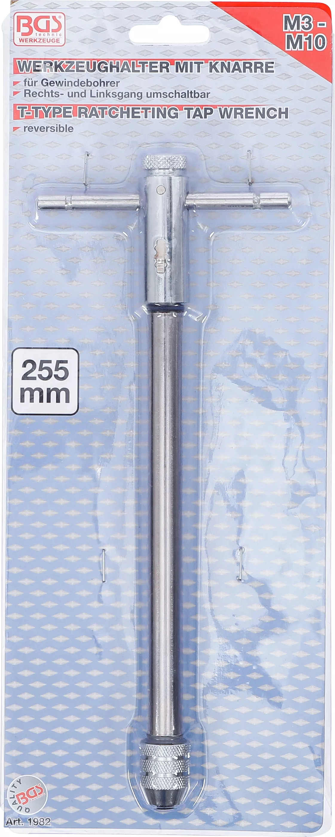 Suport unelte cu maner culisant pentru Tarod | M3 - M10 | 255 mm [4]