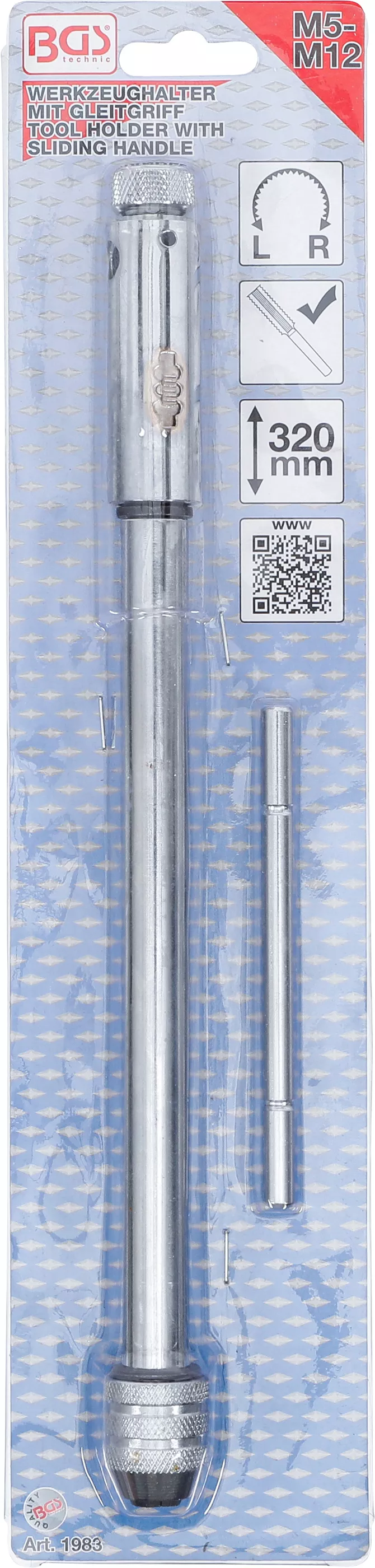 Suport unelte cu maner culisant pentru Tarod | M5 - M12 | 320 mm [4]