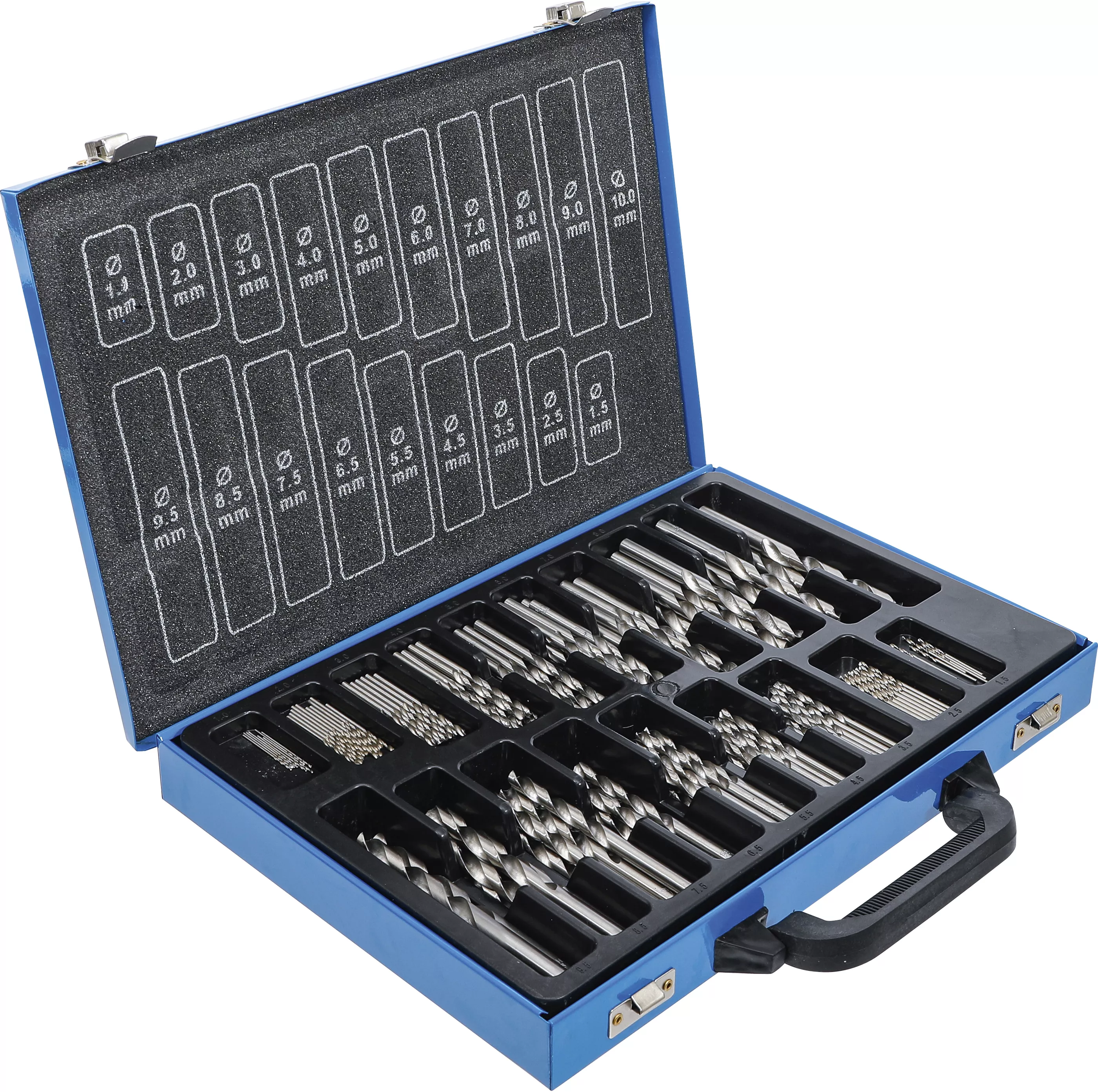 Set burghie spiralate | HSS | 1 - 10 mm | 170 piese [2]