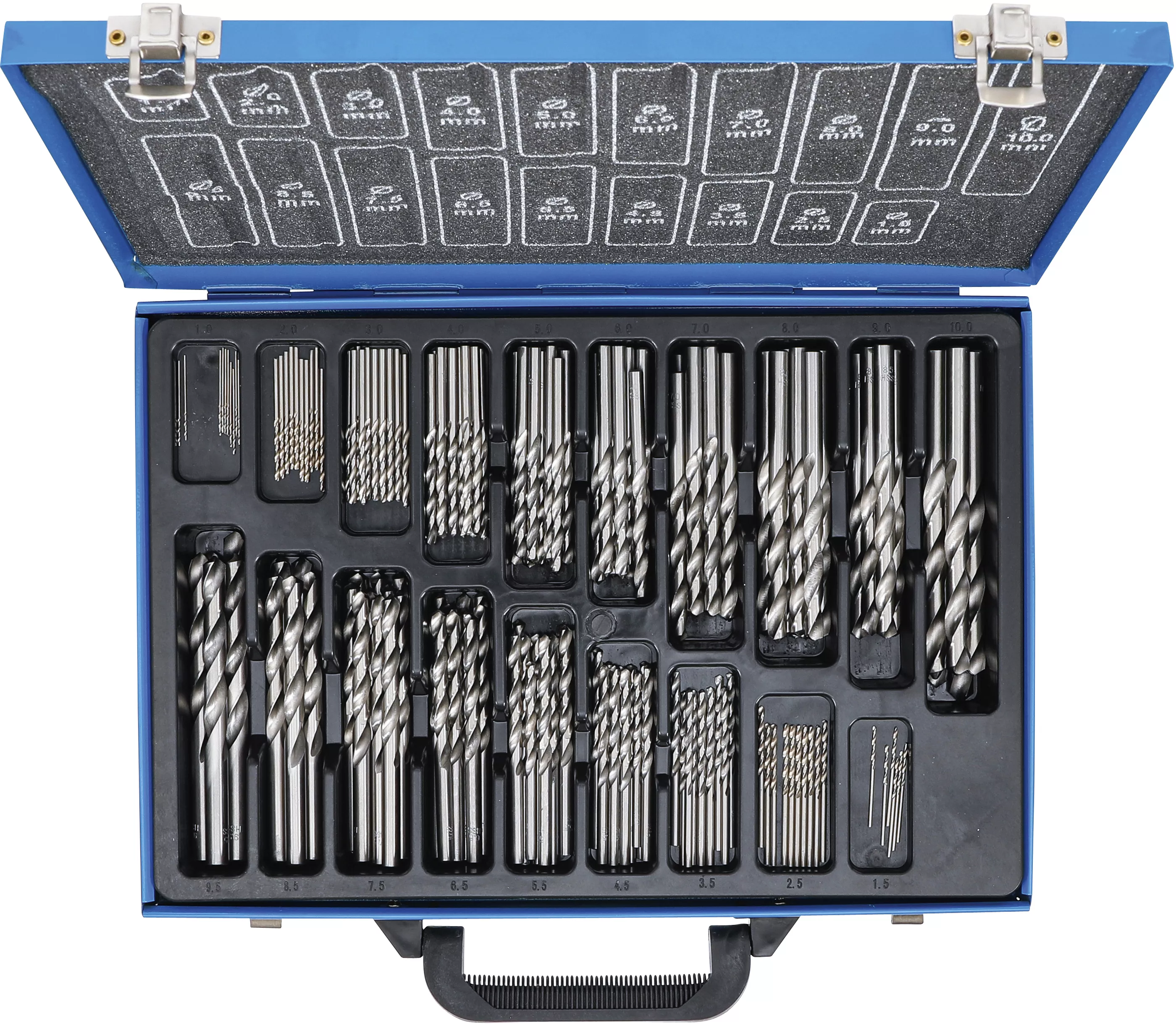 Set burghie spiralate | HSS | 1 - 10 mm | 170 piese [4]