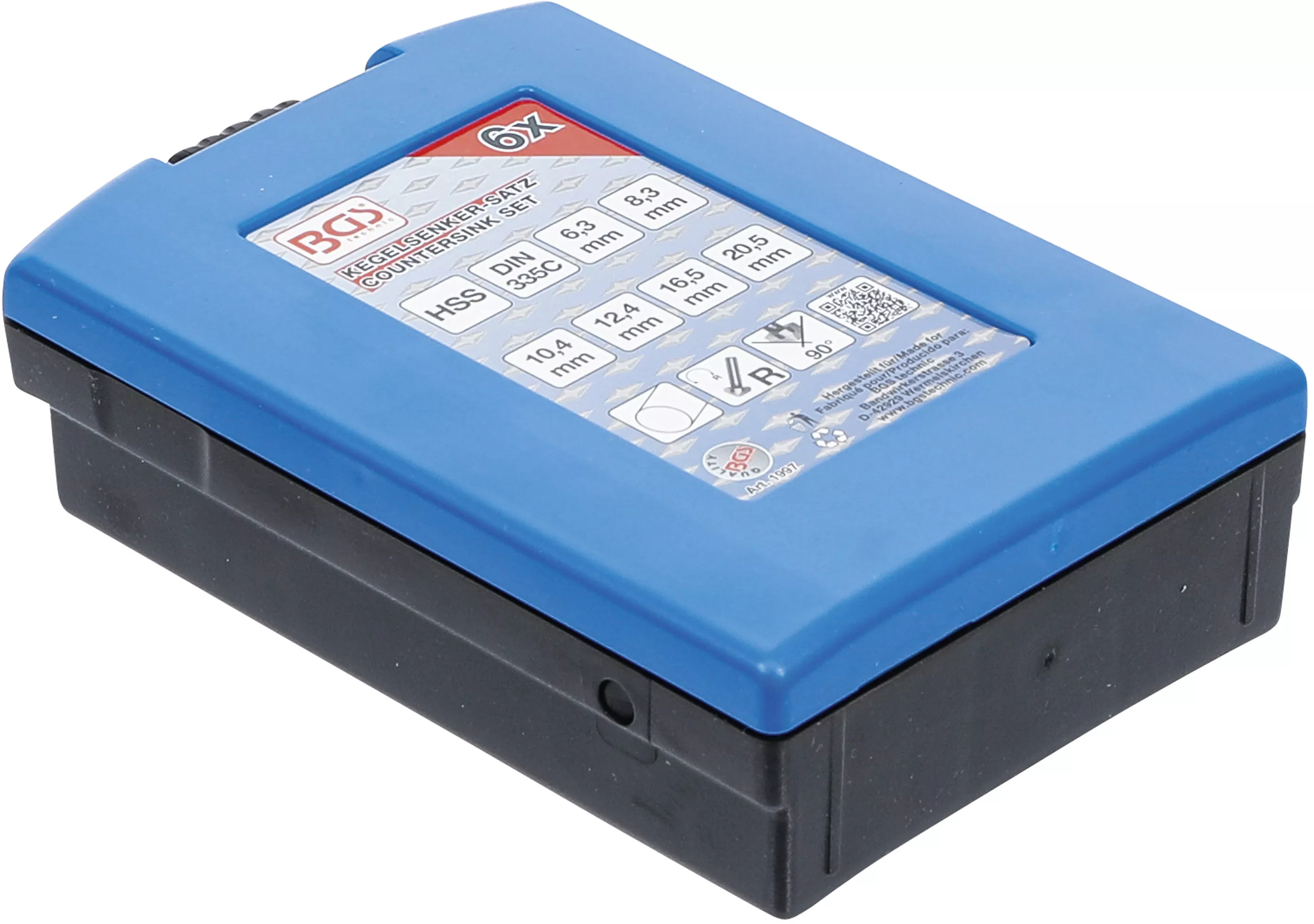 Set zencuitoare | HSS | DIN 335 Forma C | 6 piese [5]