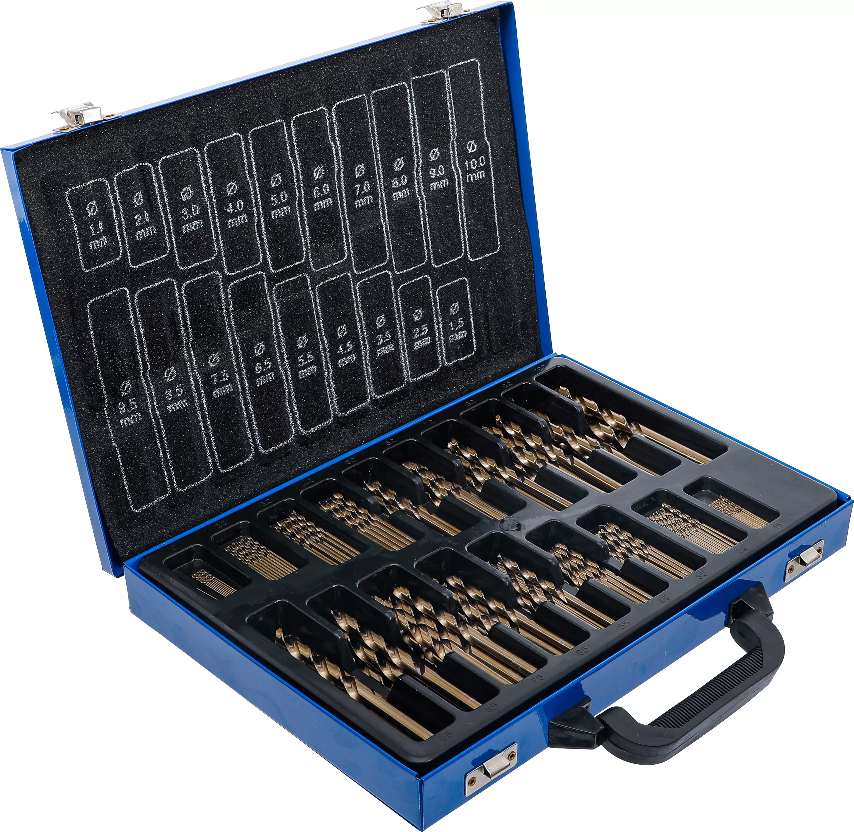 Set burghie spiralate | HSS | aliaj 5 % cobalt | 1 - 10 mm | 170 piese [3]