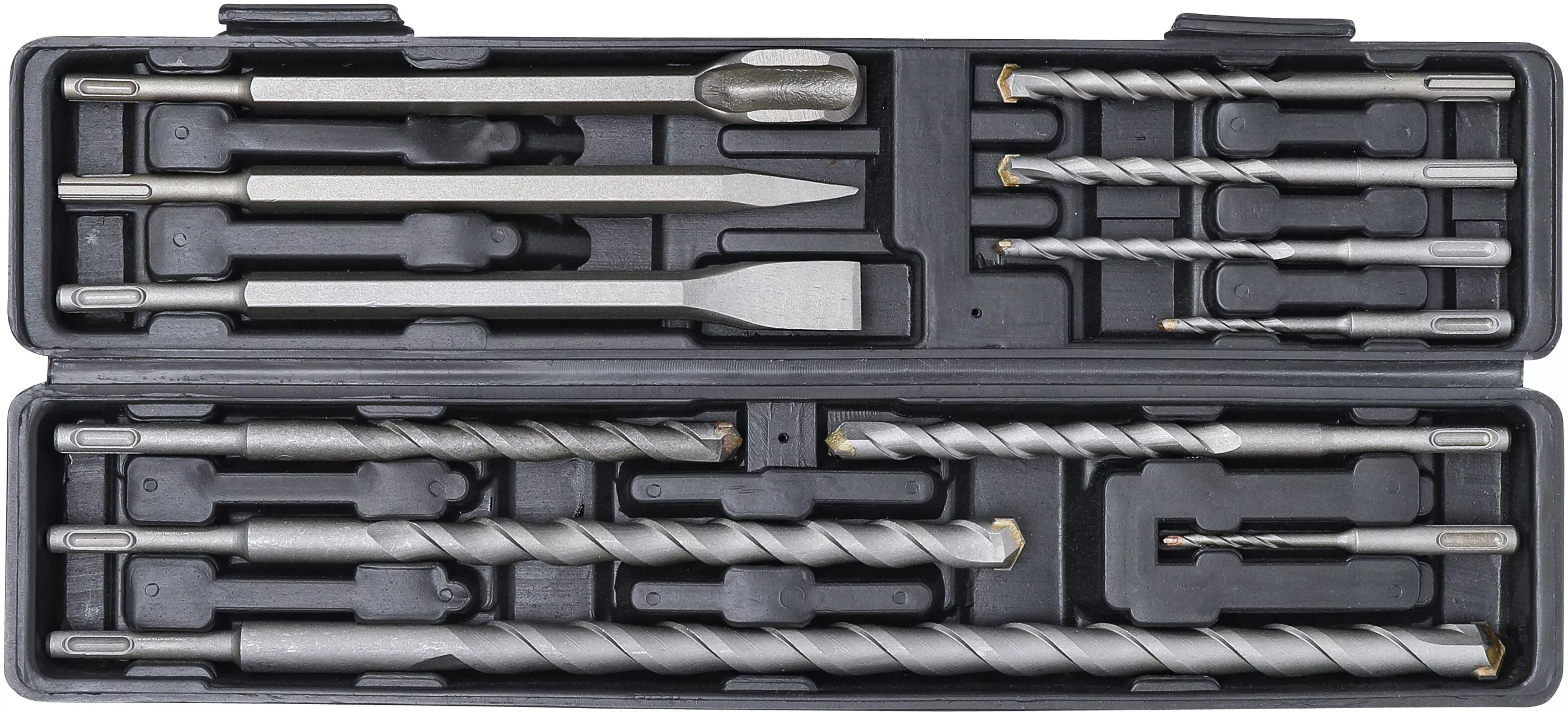 Set ciocane, burghie percutoare si dalti | tija SDS, Varfuri din carburi metalice | 5 - 20 mm | 12 piese [4]
