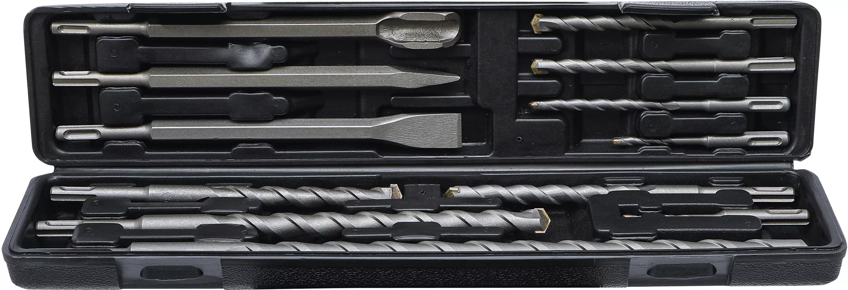 Set ciocane, burghie percutoare si dalti | tija SDS, Varfuri din carburi metalice | 5 - 20 mm | 12 piese [1]