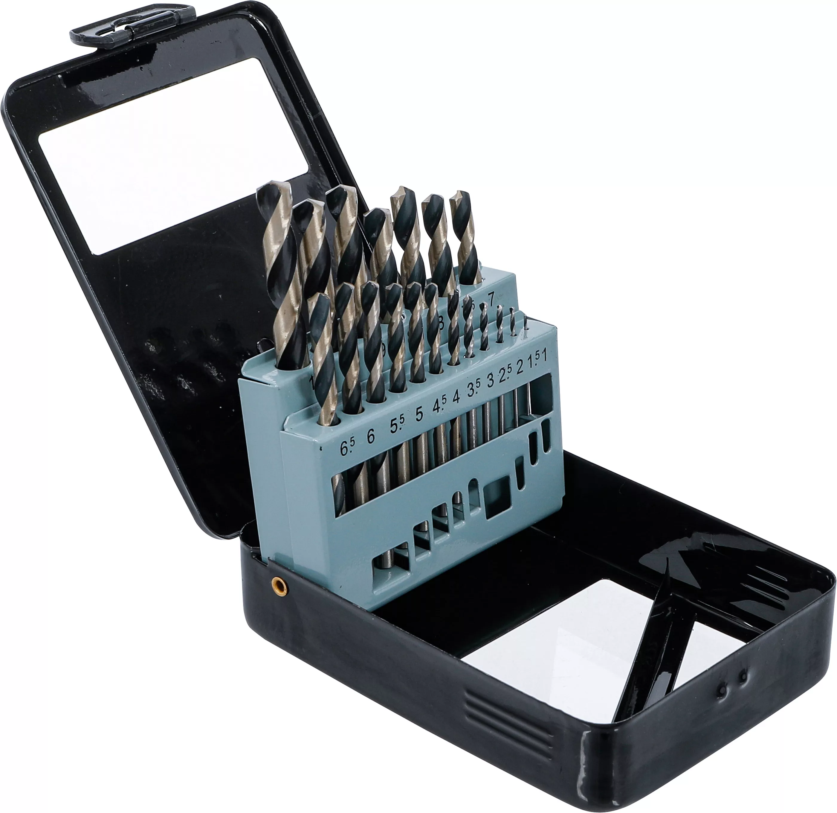 Set burghie spiralate HSS | 1 - 10 mm | 19 piese [2]