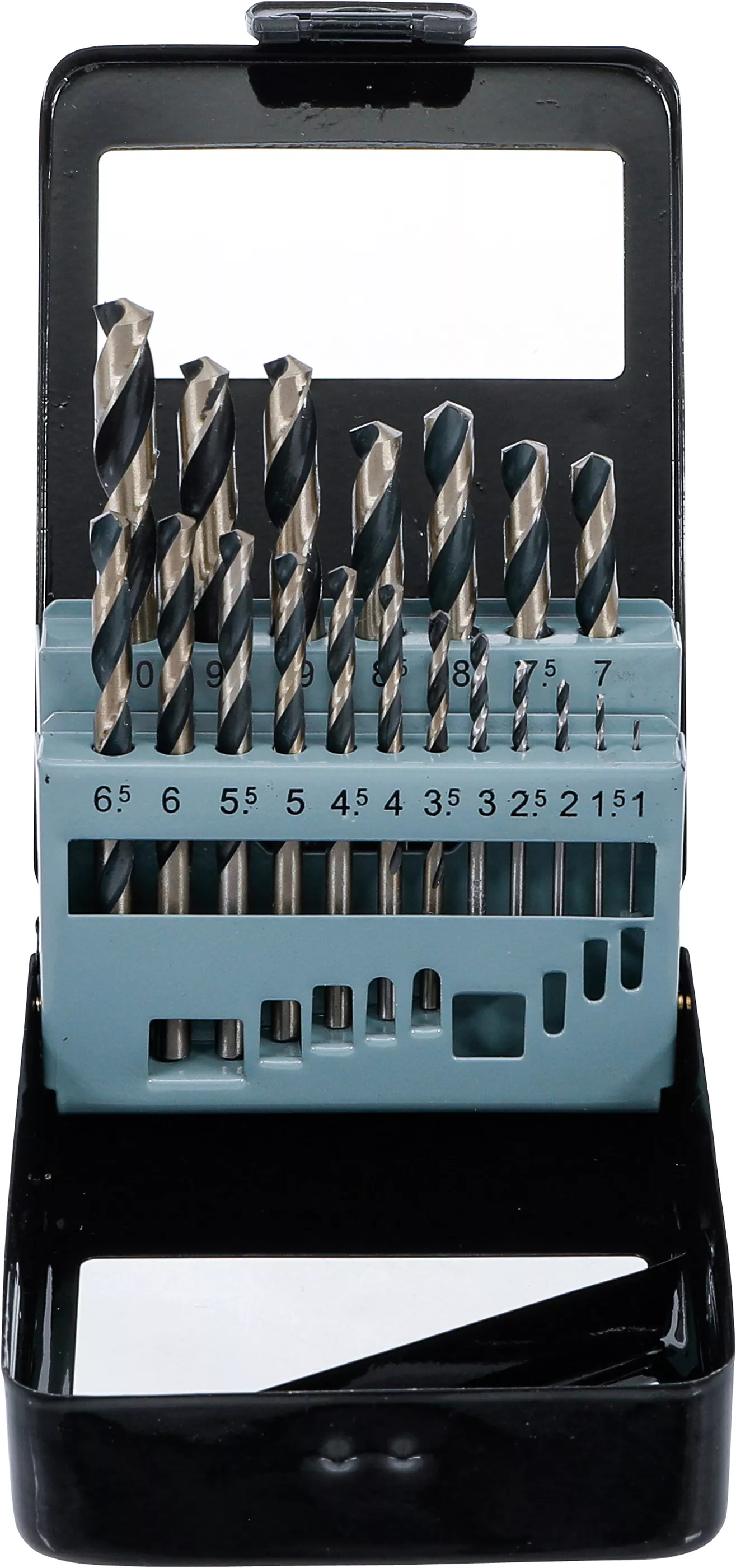 Set burghie spiralate HSS | 1 - 10 mm | 19 piese [1]