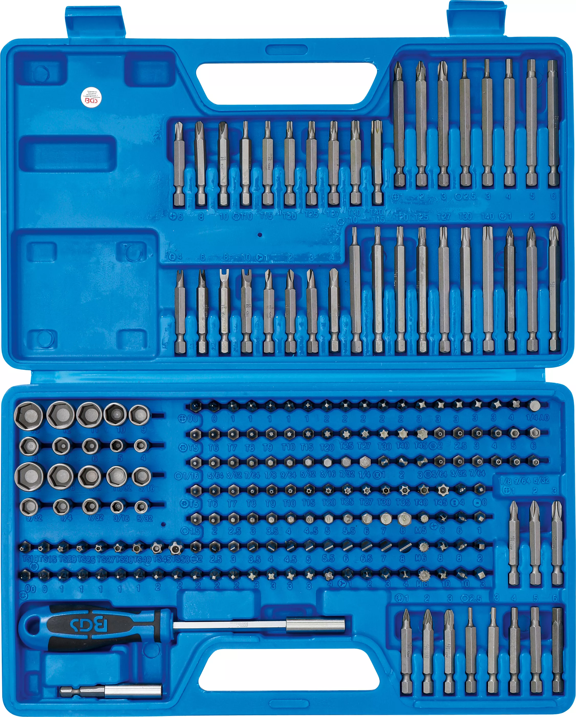 Set biti universal/de siguranta | Antrenare hexagon exterior 6,3 mm (1/4") | 208 piese [3]
