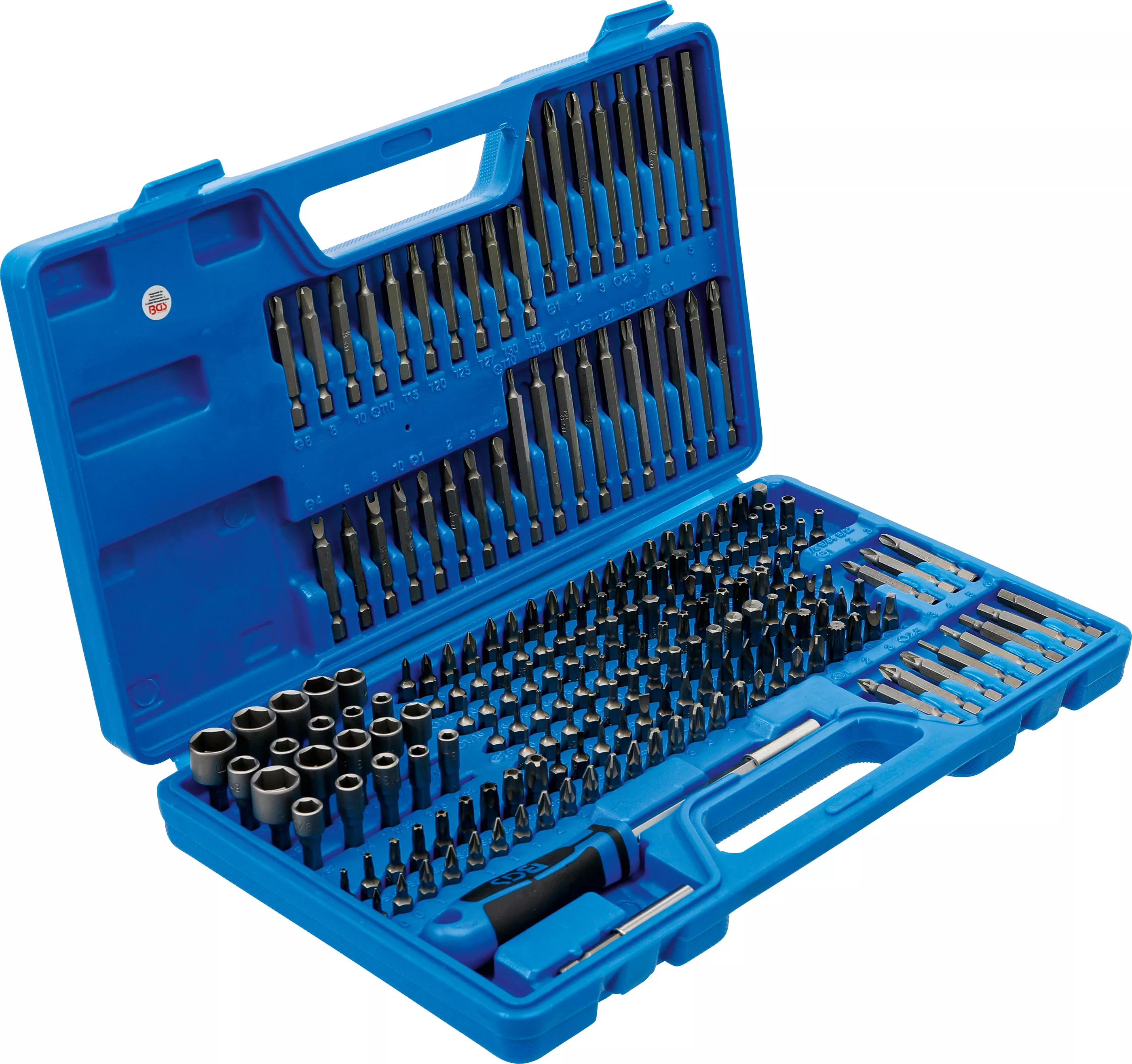 Set biti universal/de siguranta | Antrenare hexagon exterior 6,3 mm (1/4") | 208 piese [4]