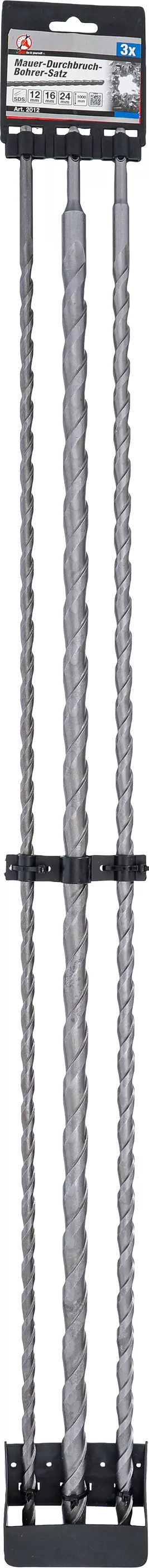 Set burghie strapungere ziduri | Tija SDS | 12 / 16 / 24 mm | 3 piese [4]