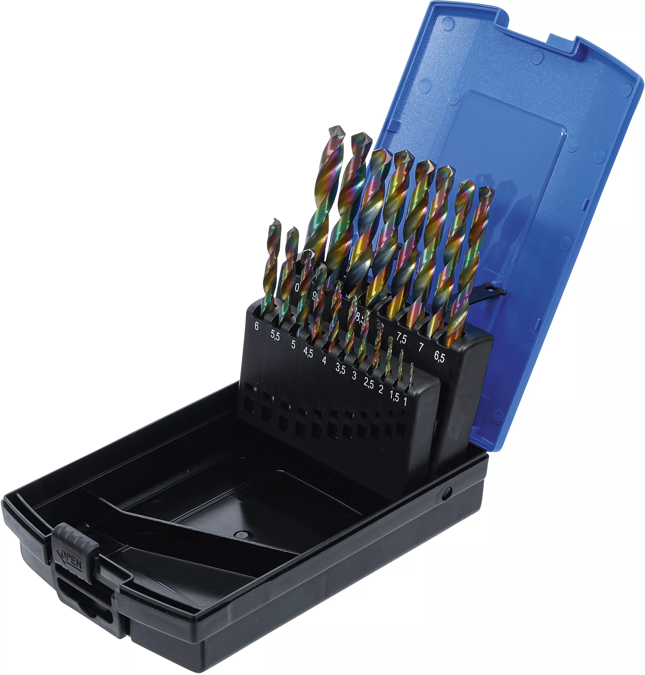 Set burghie spiralate | HSS | 1 - 10 mm | 19 piese [3]