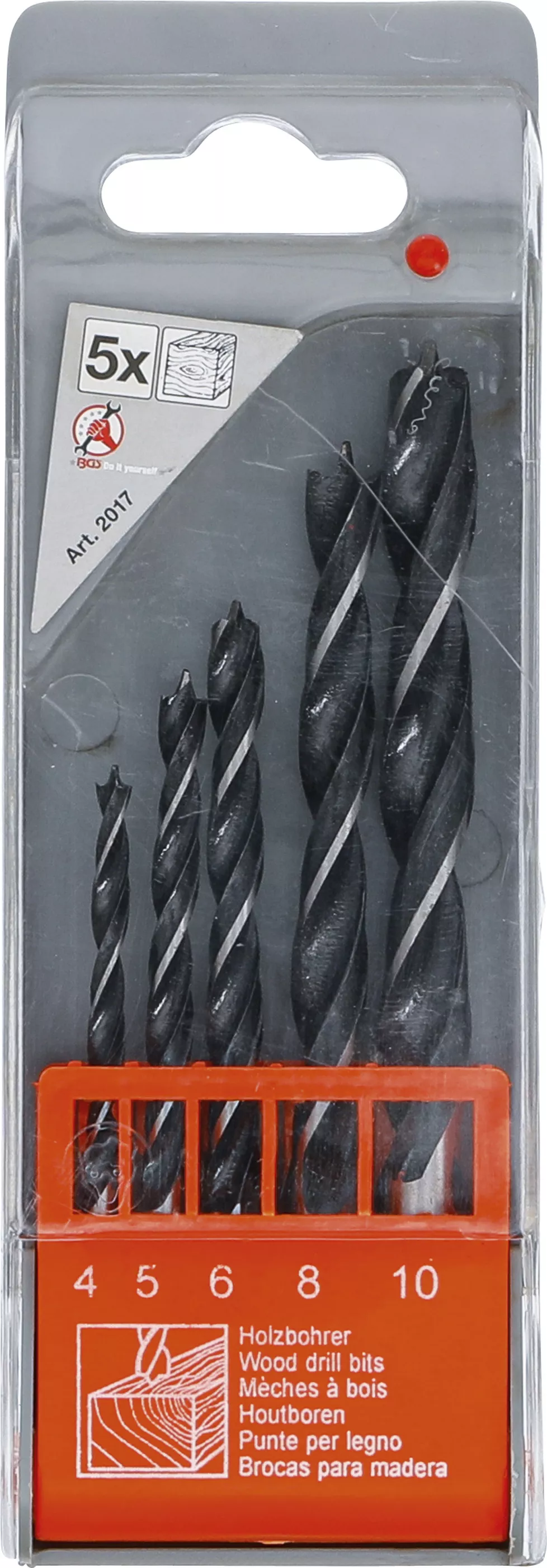 Set burghie pentru lemn | 4 - 10 mm | 5 piese [6]