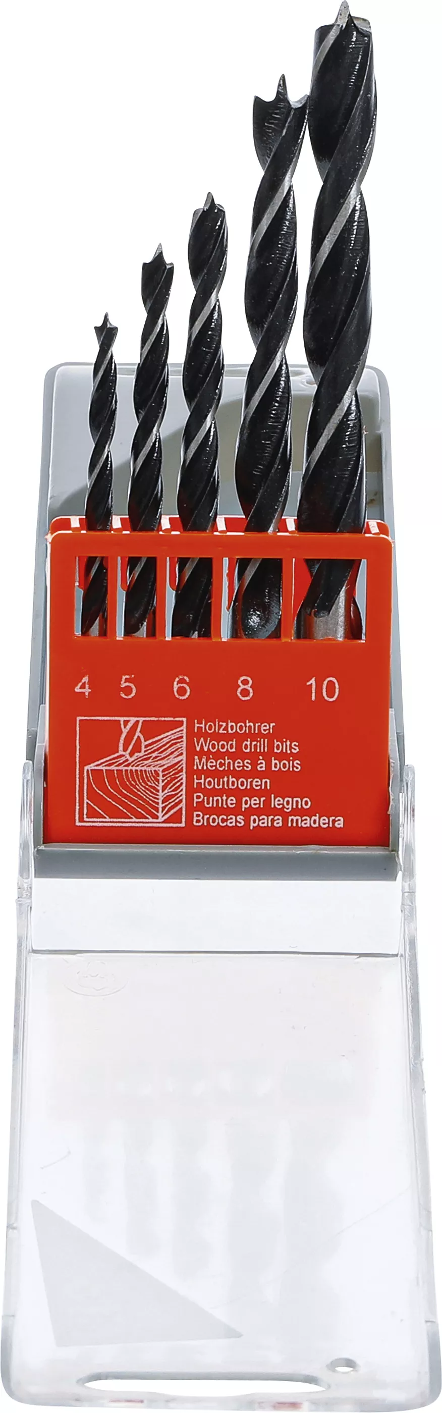Set burghie pentru lemn | 4 - 10 mm | 5 piese [1]