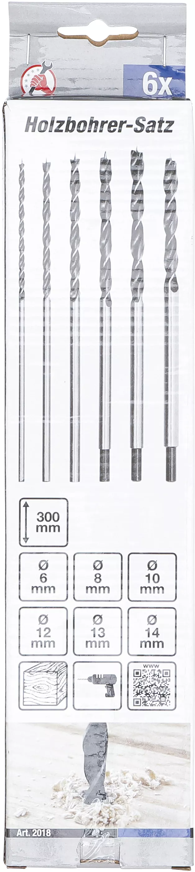 Set burghie pentru lemn | 6 - 14 mm | 6 piese [3]