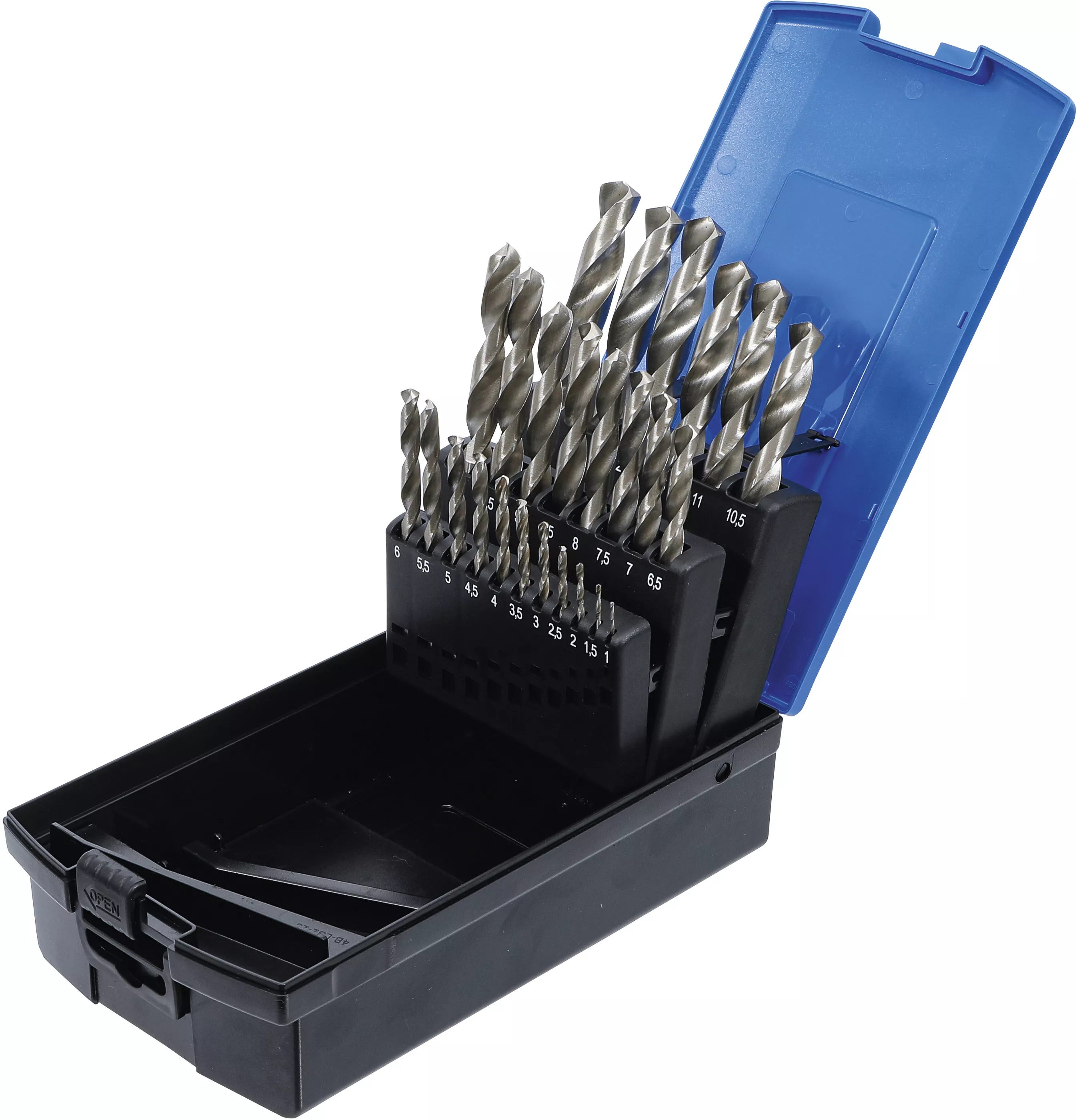 Set burghie spiralate | HSS | 1 - 13 mm | 25 piese [3]