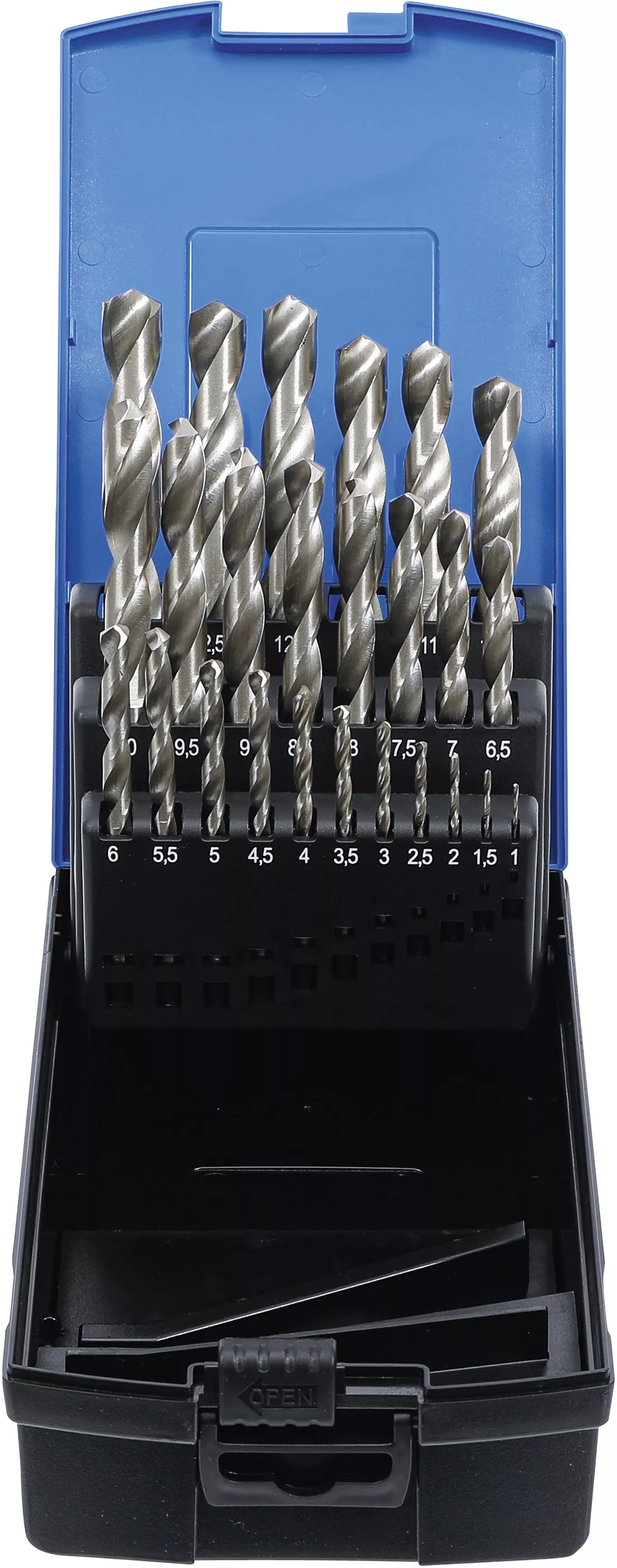 Set burghie spiralate | HSS | 1 - 13 mm | 25 piese [1]