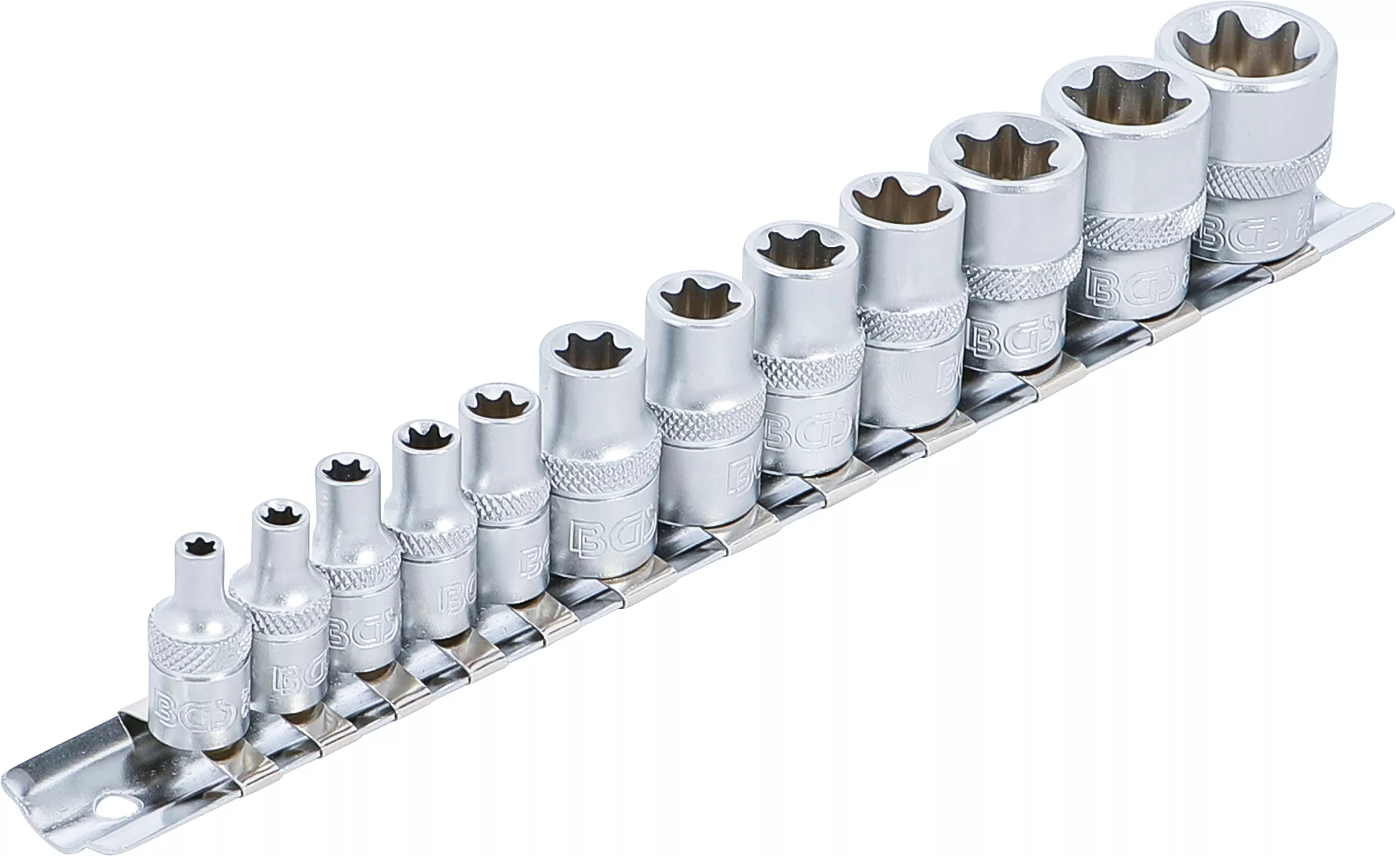 Set chei tubulare Profil E | 6,3 mm (1/4") / 10 mm (3/8") | E4 - E20 | 12 piese [2]