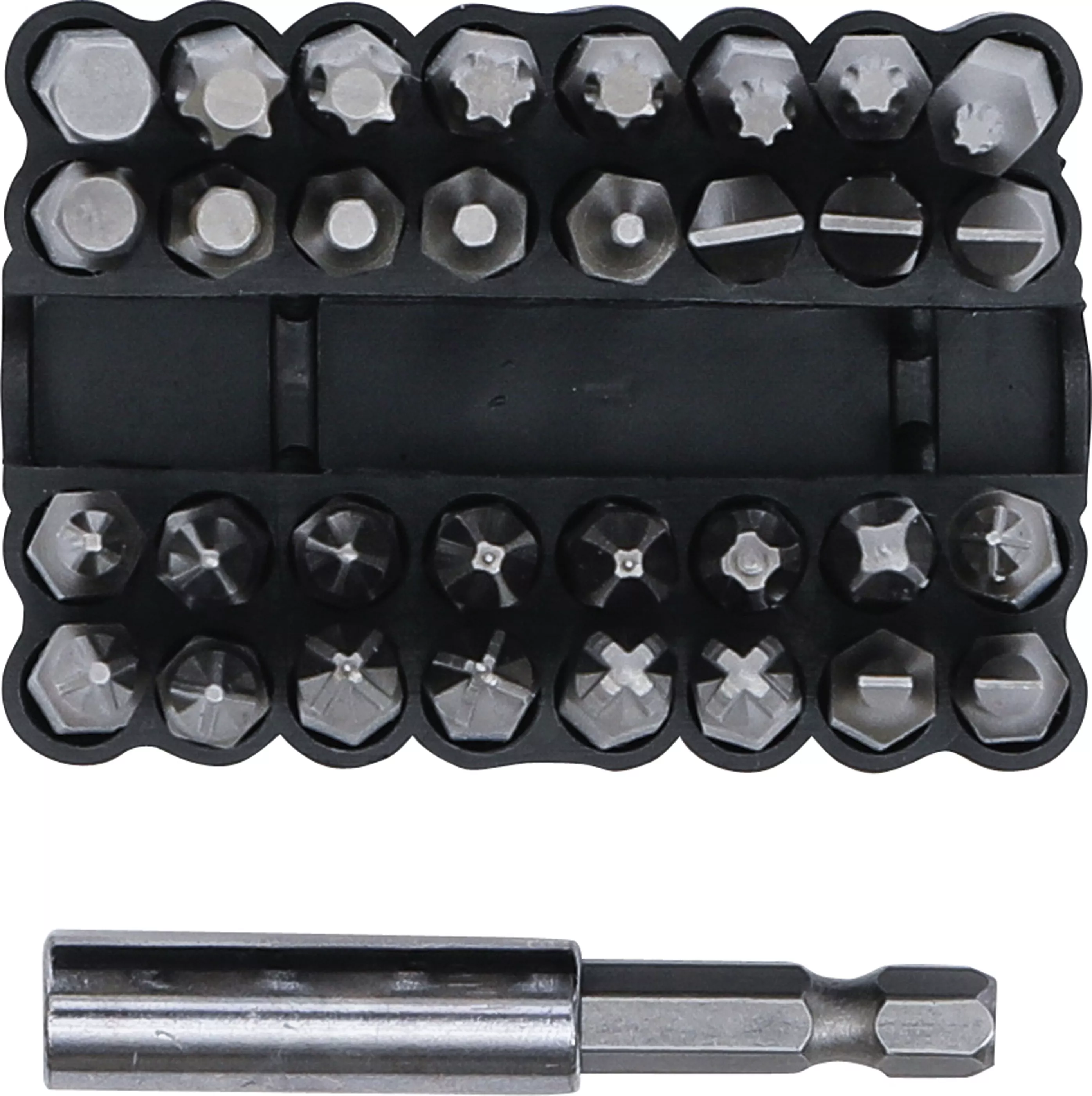 Set biti pentru suruburi de siguranta | Antrenare hexagon exterior 6,3 mm (1/4") | 33 piese [2]
