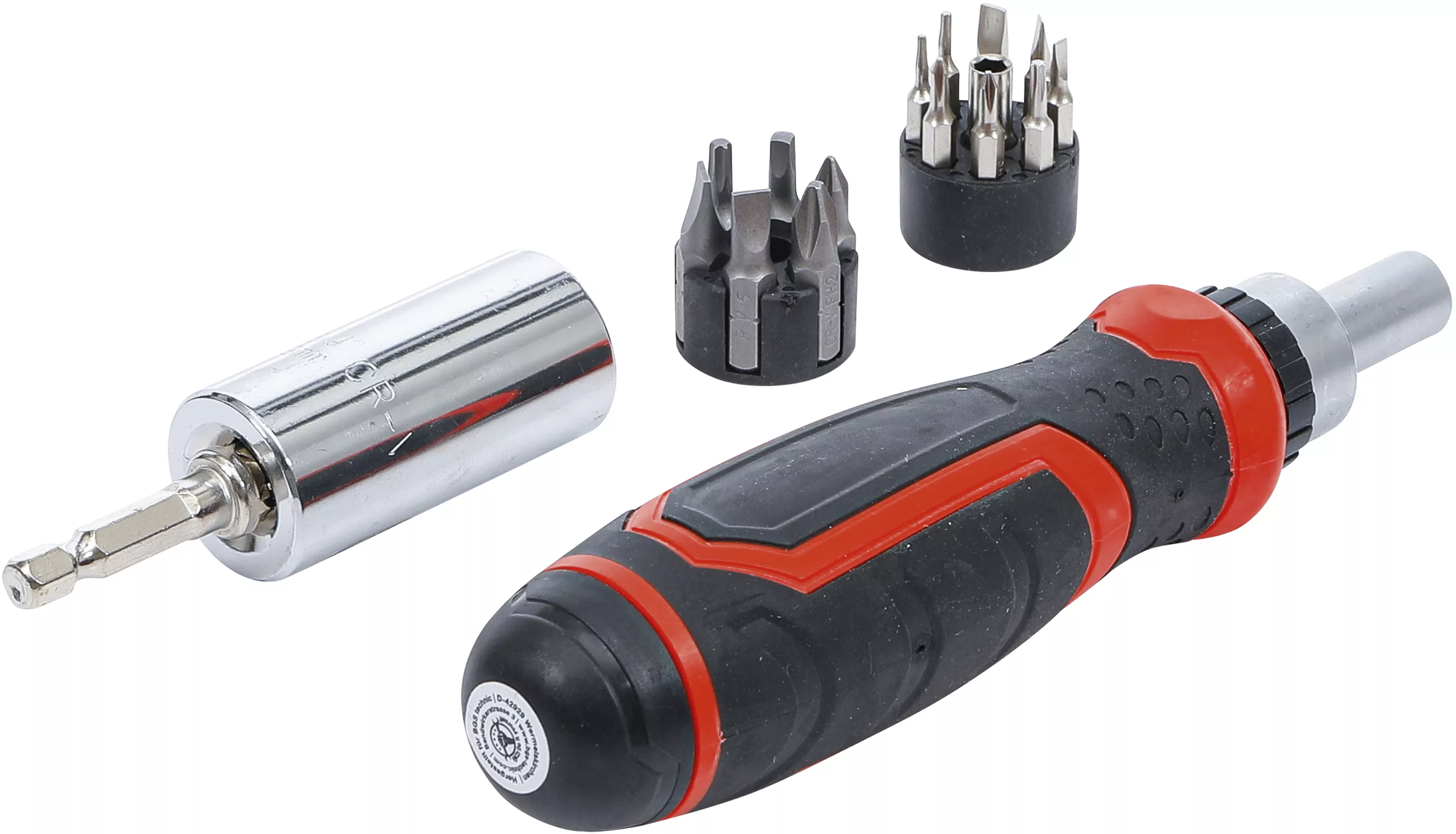 Set biti de precizie / cap cheie multiplu | cu maner rotativ cu clichet pentru biti, comutabil | 17 piese [2]