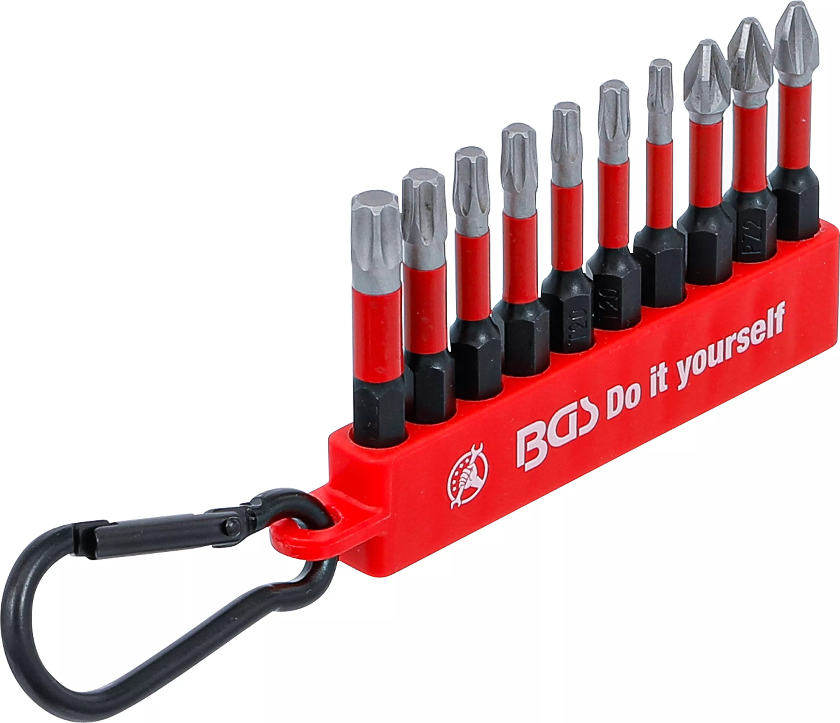Set biti cu torsiune | antrenare hexagon exterior 6,3 mm (1/4") | 10 piese [2]