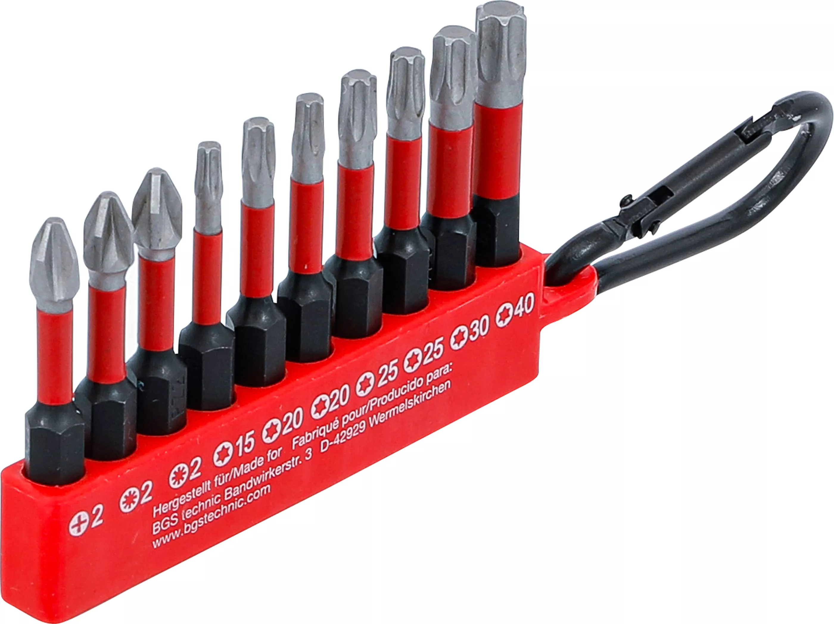 Set biti cu torsiune | antrenare hexagon exterior 6,3 mm (1/4") | 10 piese [3]