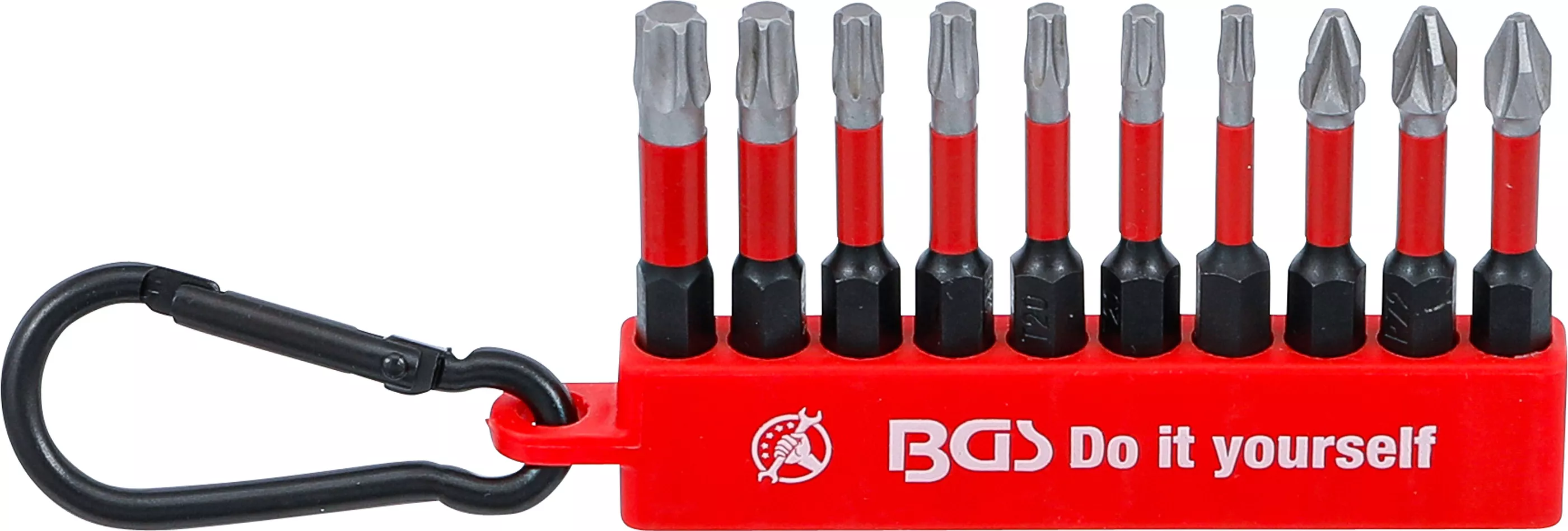 Set biti cu torsiune | antrenare hexagon exterior 6,3 mm (1/4") | 10 piese [1]