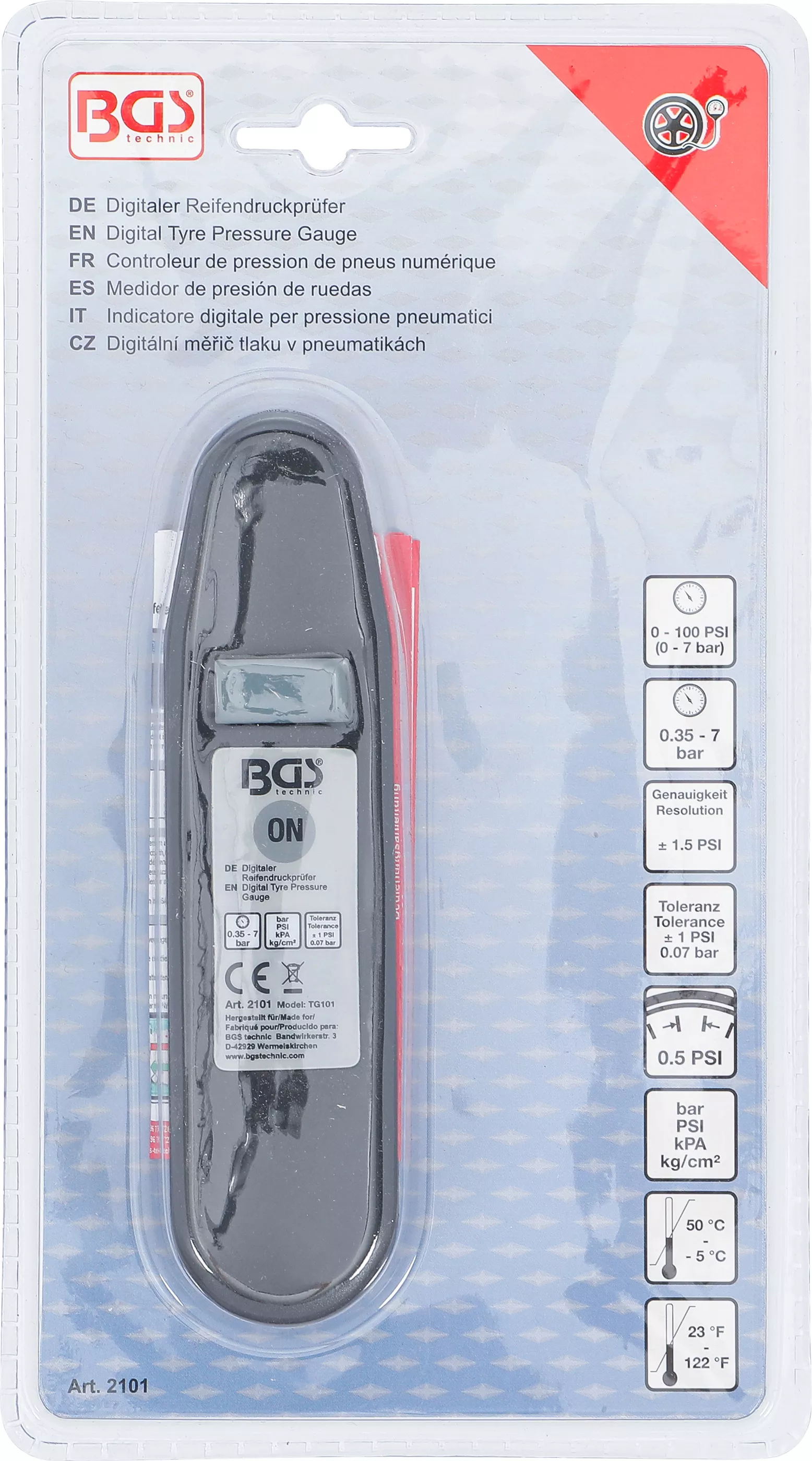 Tester digital presiune pneuri [6]