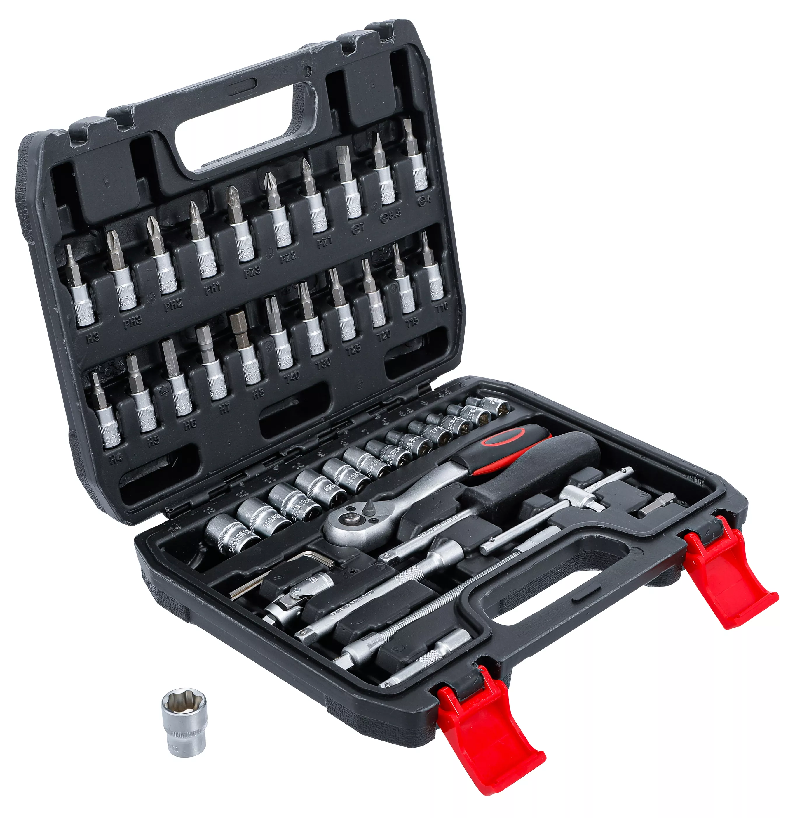 Set chei tubulare | Antrenare 6,3 mm (1/4") | 46 piese [2]