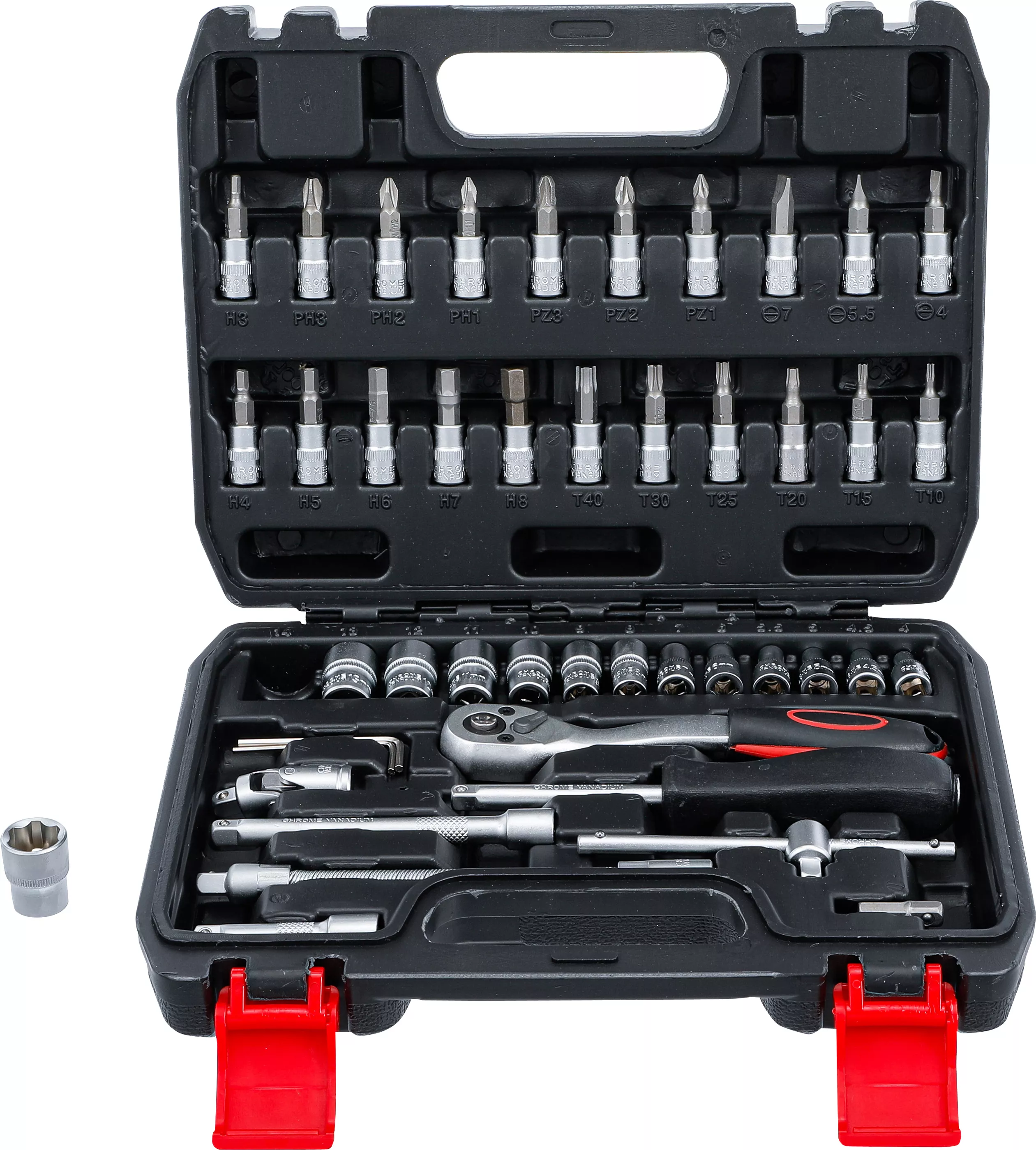 Set chei tubulare | Antrenare 6,3 mm (1/4") | 46 piese [1]
