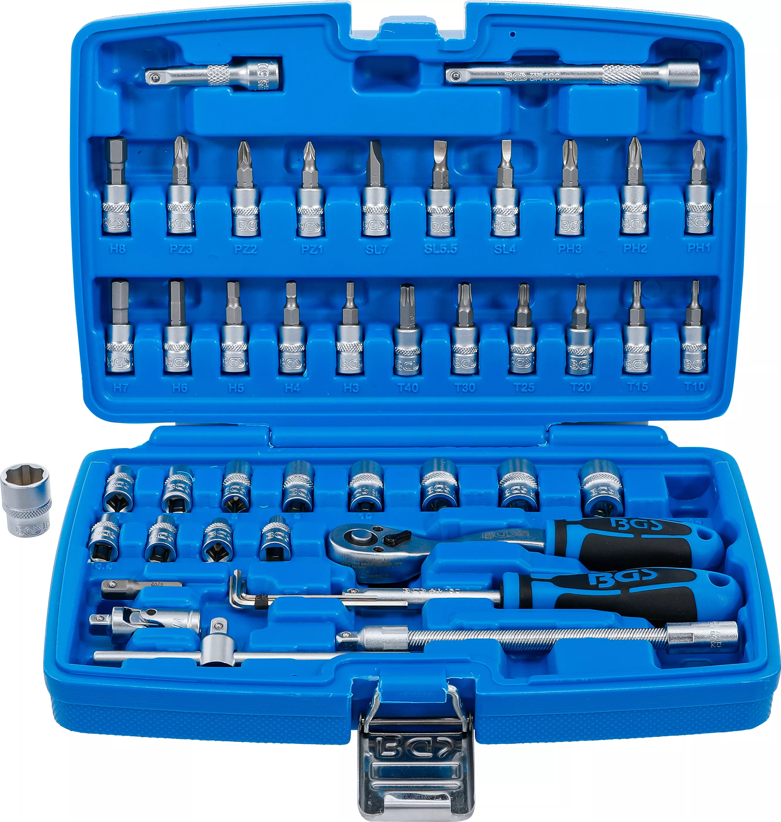 Set chei tubulare | Antrenare 6,3 mm (1/4") | 46 piese [1]