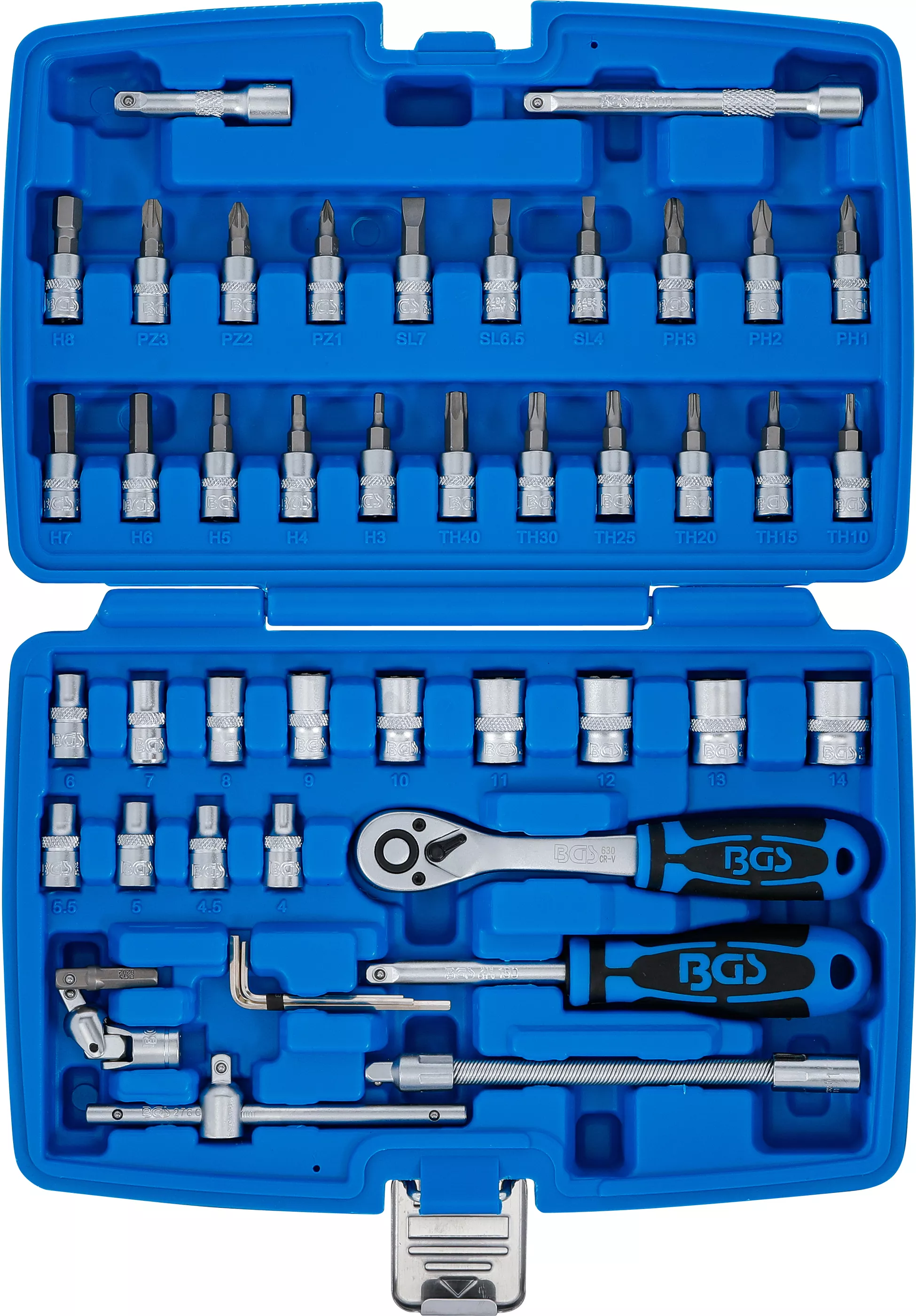 Set chei tubulare | Antrenare 6,3 mm (1/4") | 46 piese [4]