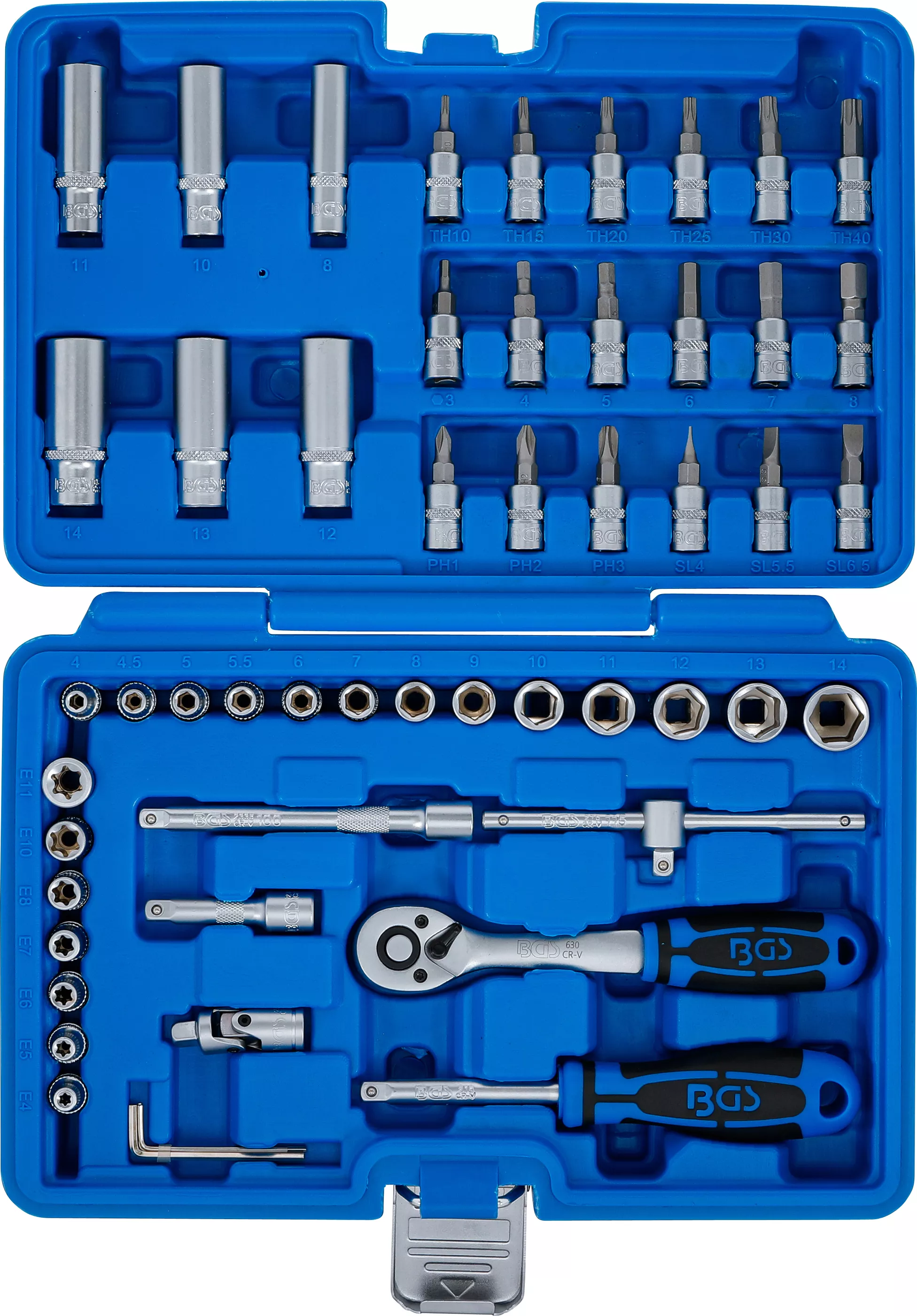 Set chei tubulare | Antrenare 6,3 mm (1/4") | 53 piese [4]