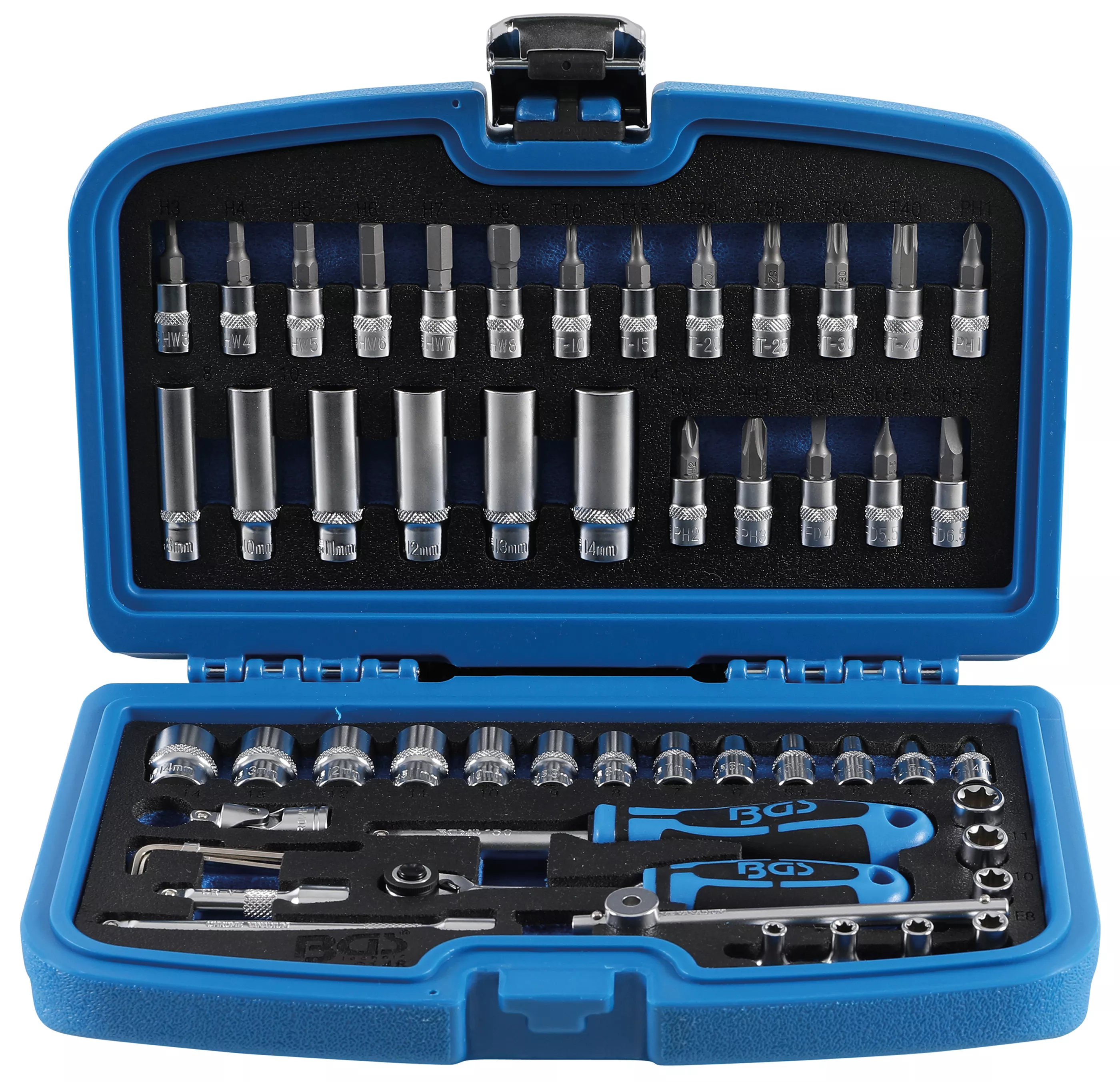 Set chei tubulare | Antrenare 6,3 mm (1/4") | 53 piese [1]
