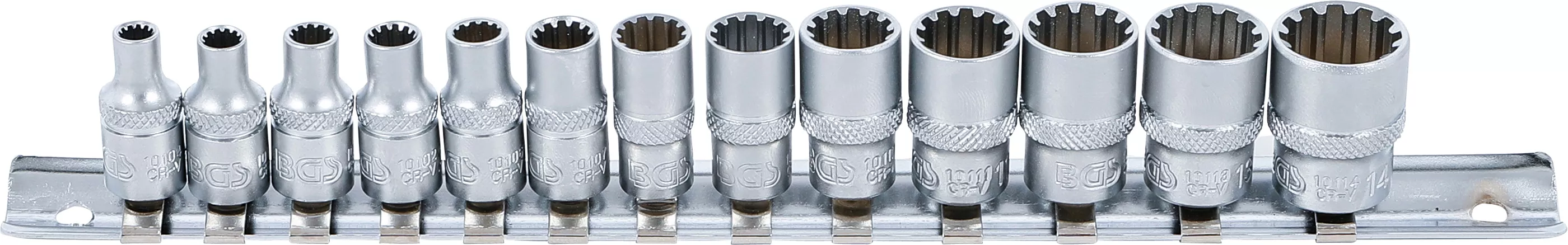 Set chei tubulare Gear Lock | 6,3 mm (1/4") | 13 piese [1]