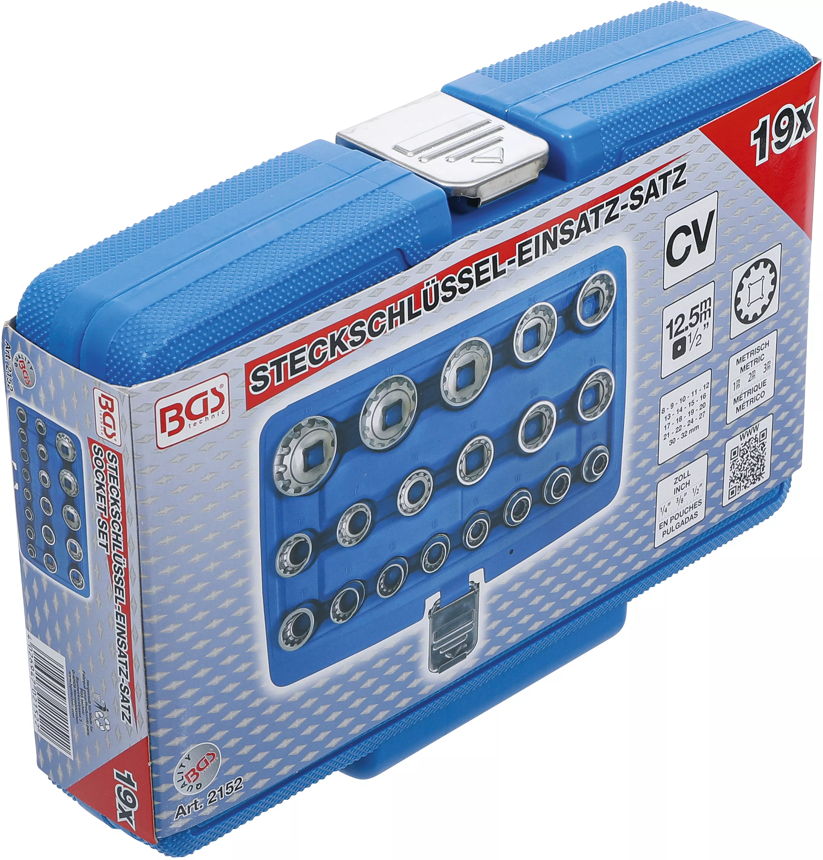 Set chei tubulare Gear Lock | 12,5 mm (1/2") | 19 piese [6]