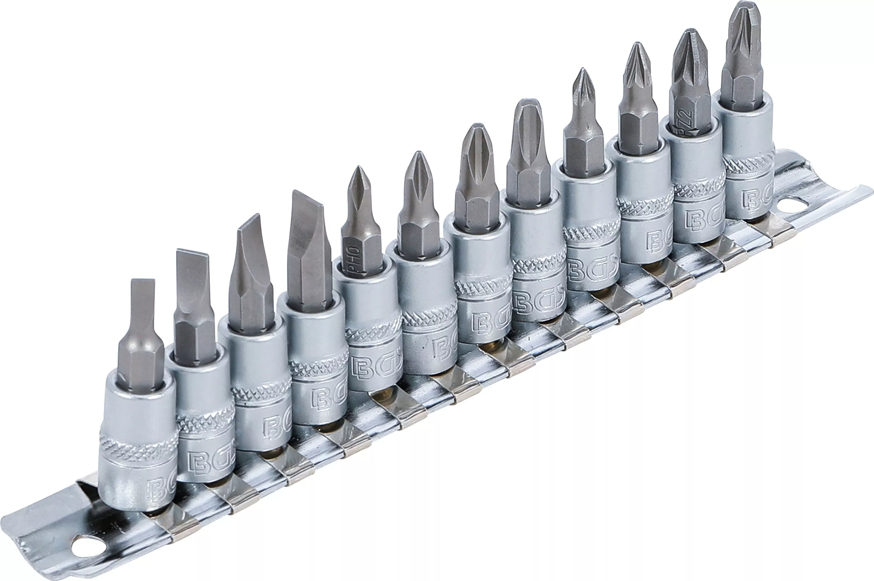 Set biti | 6,3 mm (1/4") | lama dreapta, Cap cruce PH / PZ | 12 piese [2]