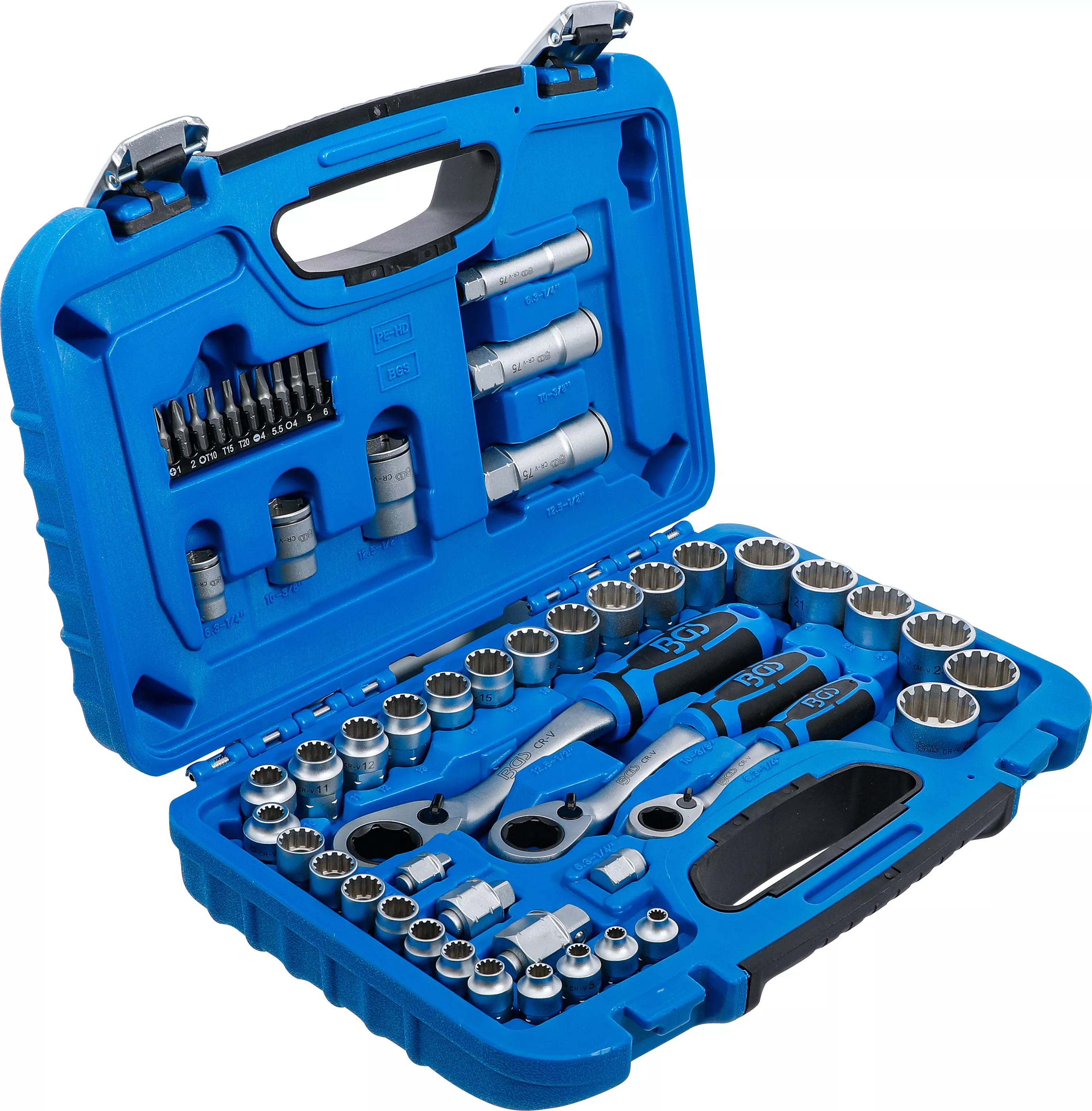 Set chei tubulare presare | Gear Lock | 4,5 - 25 mm | 52 piese [2]
