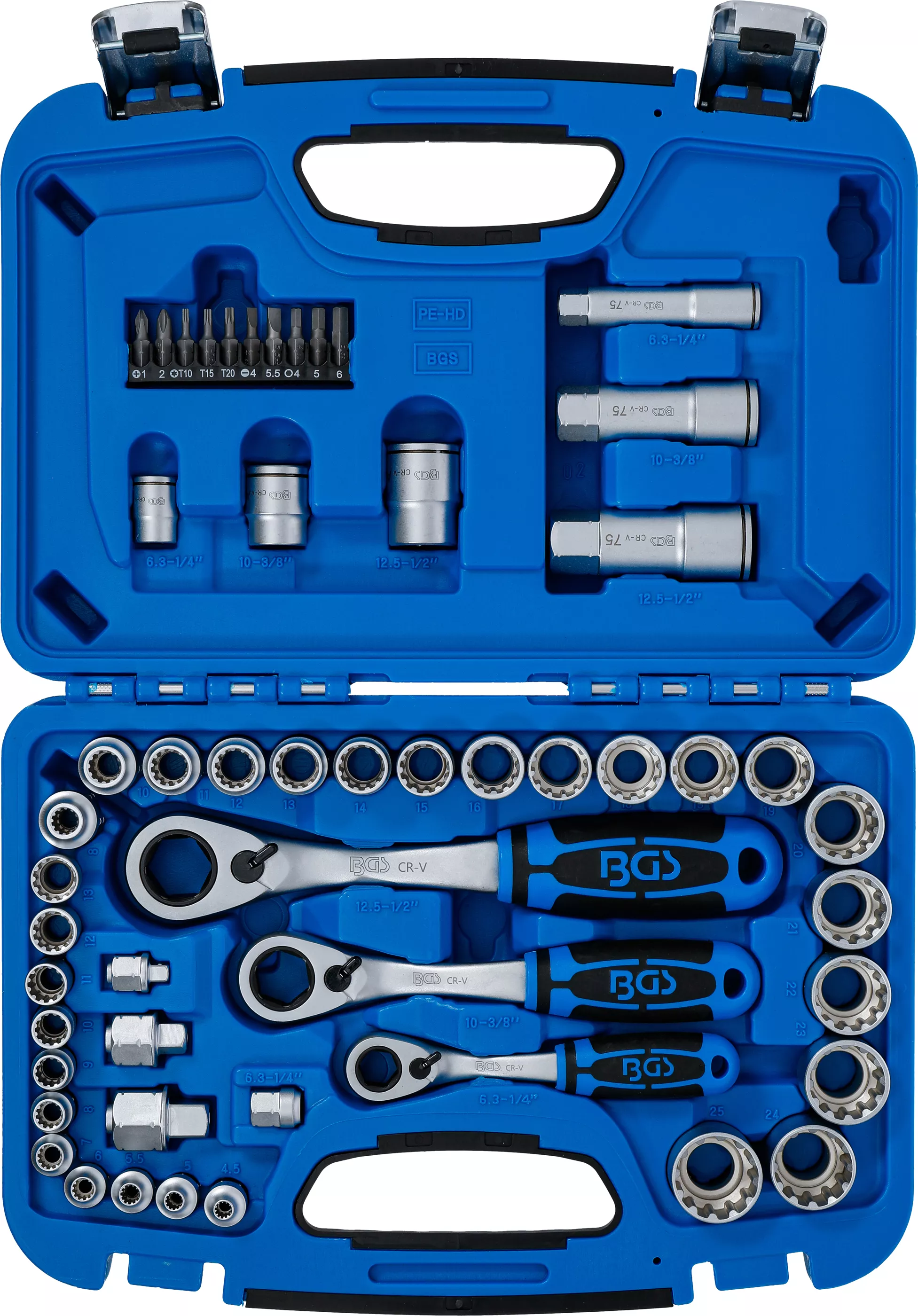 Set chei tubulare presare | Gear Lock | 4,5 - 25 mm | 52 piese [4]