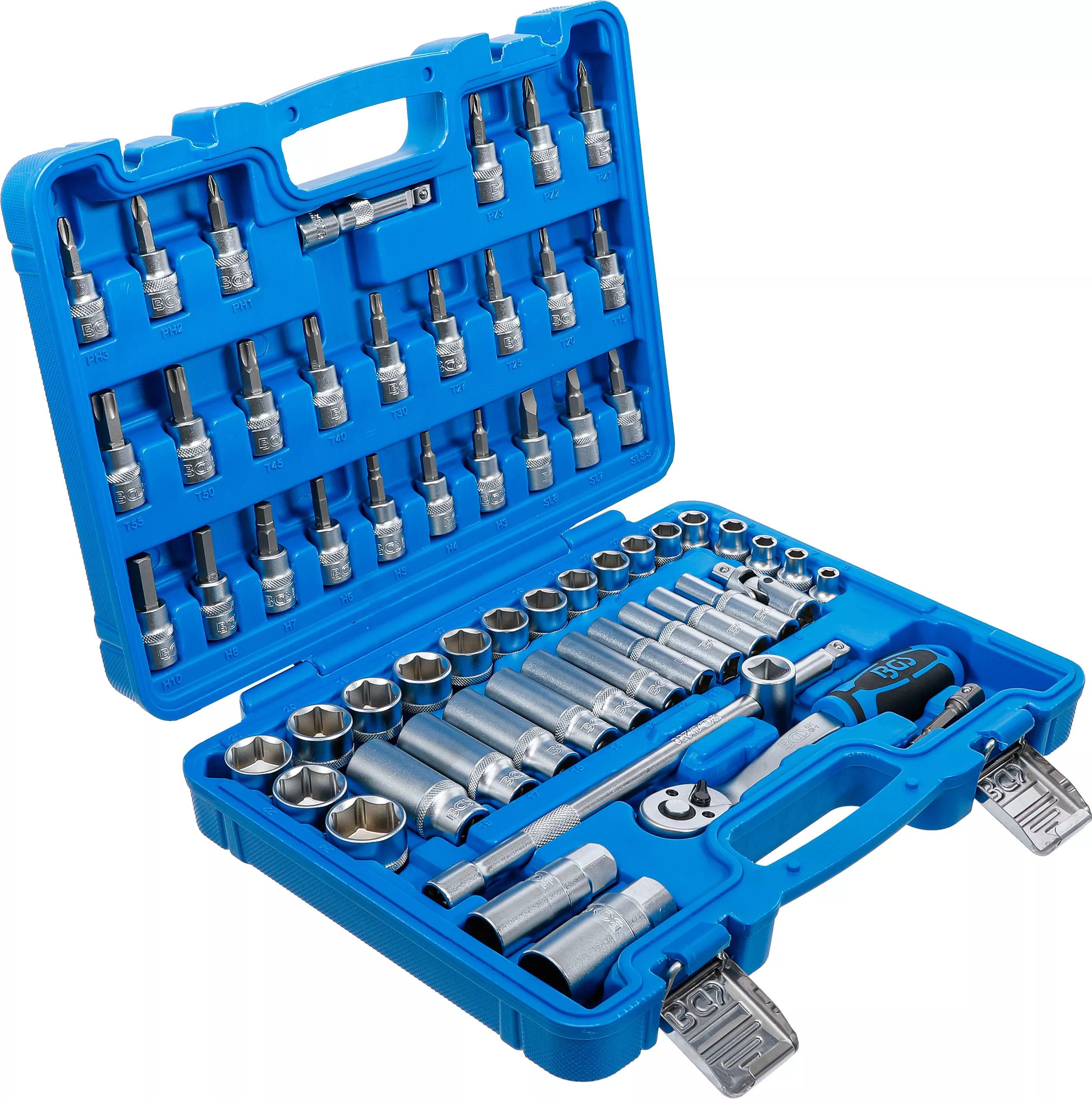Set chei tubulare 6 colturi | Antrenare 10 mm (3/8") | 61 piese [2]