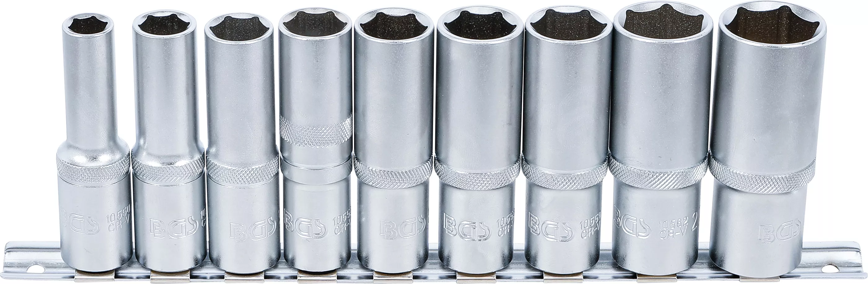 Set chei tubulare 6 colturi, lungi | 12,5 mm (1/2") | 10 - 24 mm | 9 piese [1]