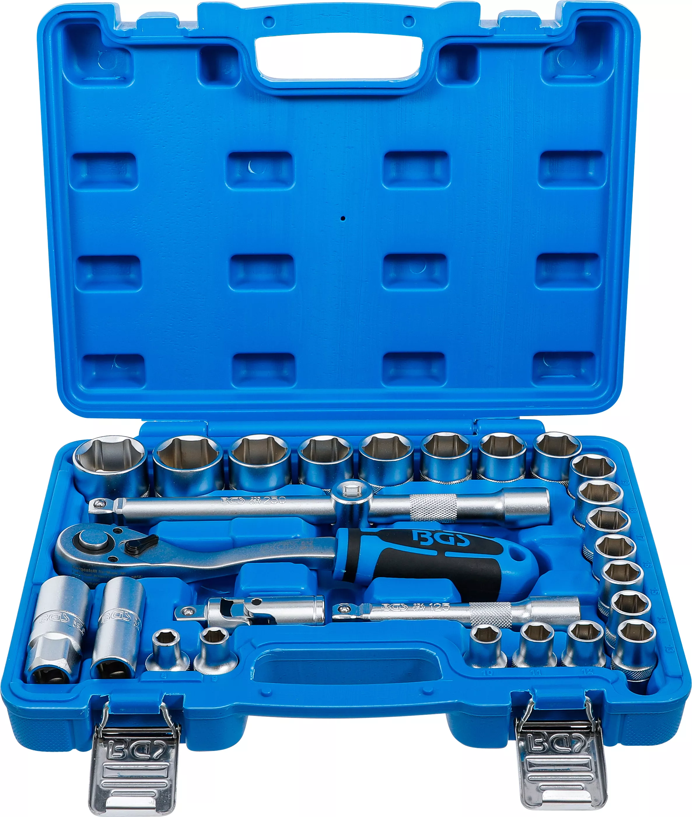 Set chei tubulare | Antrenare 12,5 mm (1/2") | 8 - 32 mm | 27 piese [1]
