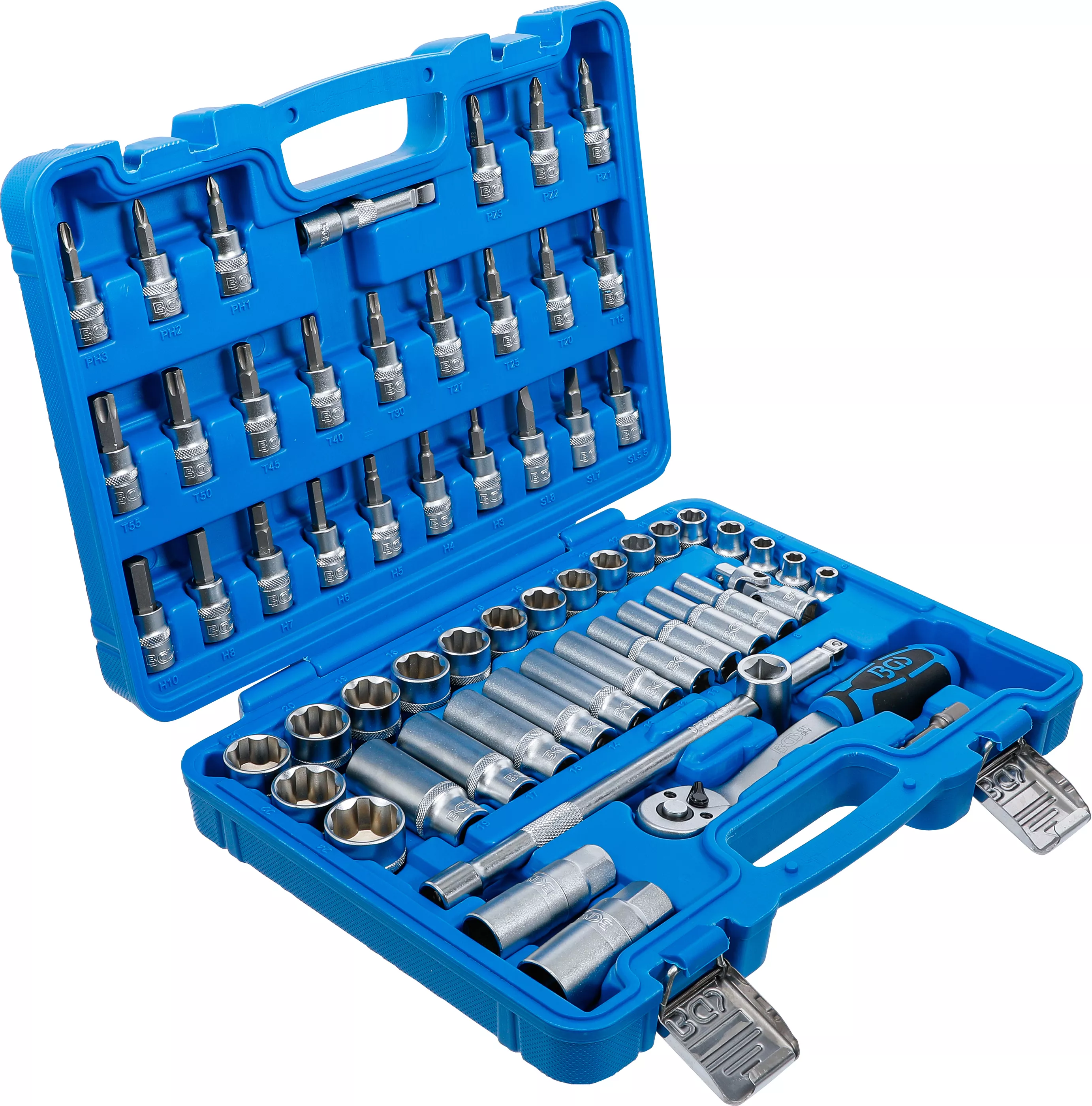 Set chei tubulare | Antrenare 10 mm (3/8") | 61 piese [2]