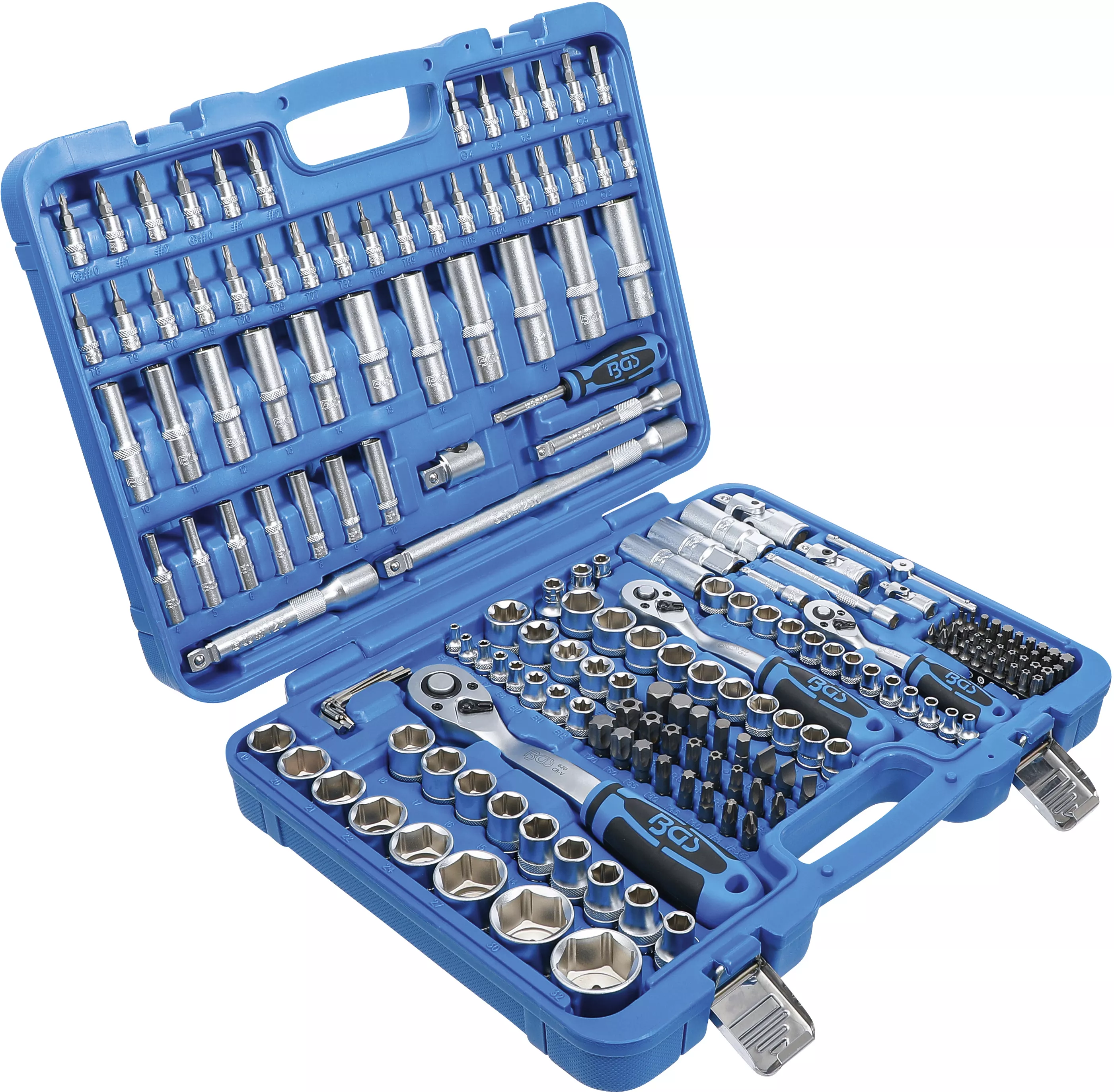 Set chei tubulare 6 colturi | Antrenare 6,3 mm (1/4") / 10 mm (3/8") / 12,5 mm (1/2") | 192 piese [4]