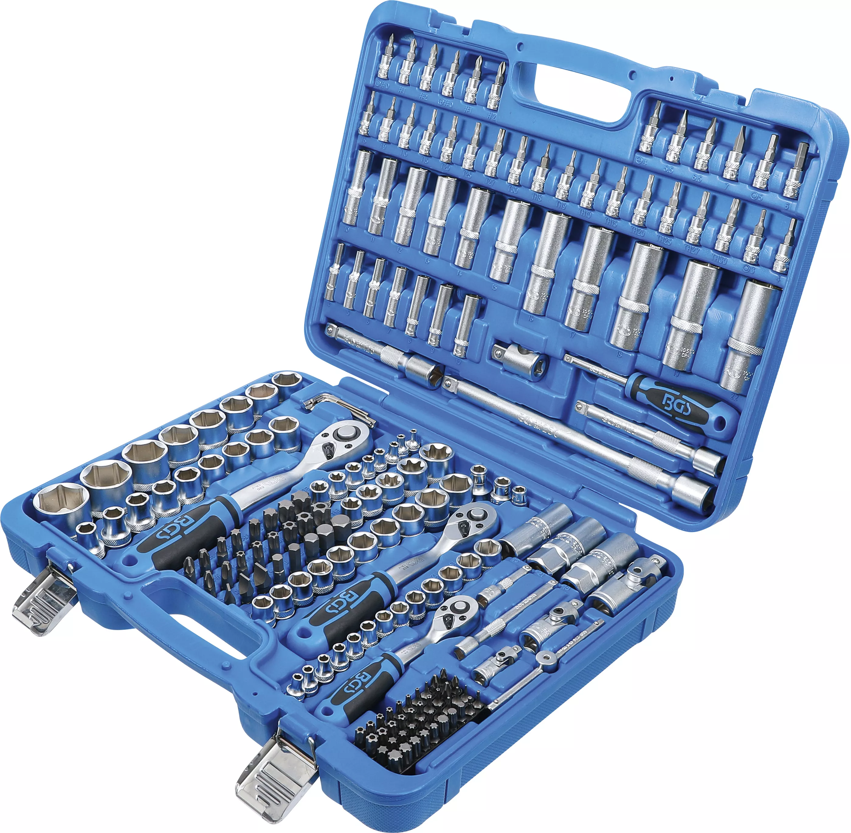 Set chei tubulare 6 colturi | Antrenare 6,3 mm (1/4") / 10 mm (3/8") / 12,5 mm (1/2") | 192 piese [5]