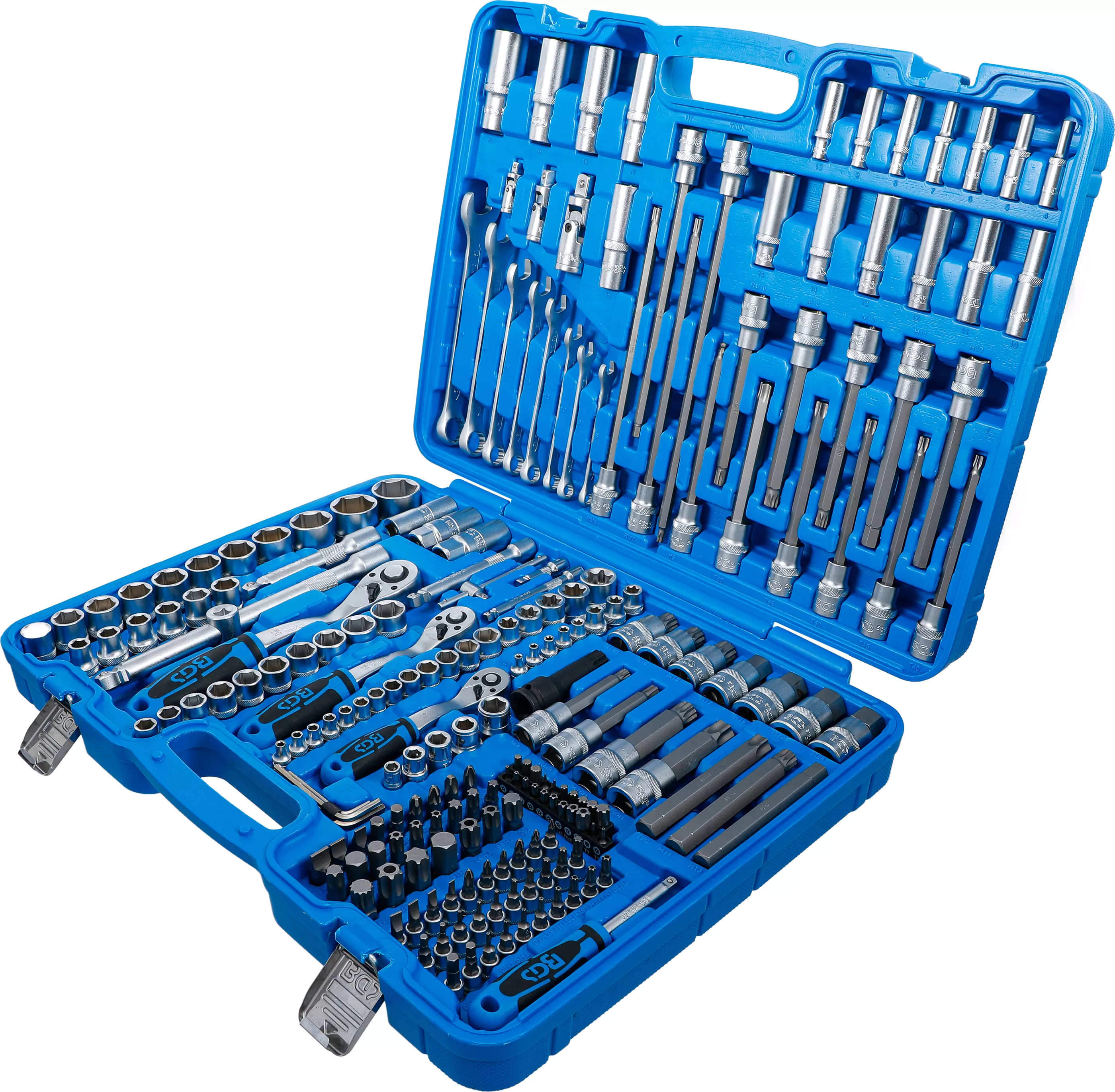 Set chei tubulare 6 colturi | Antrenare 6,3 mm (1/4") / 10 mm (3/8") / 12,5 mm (1/2") | 214 piese [3]