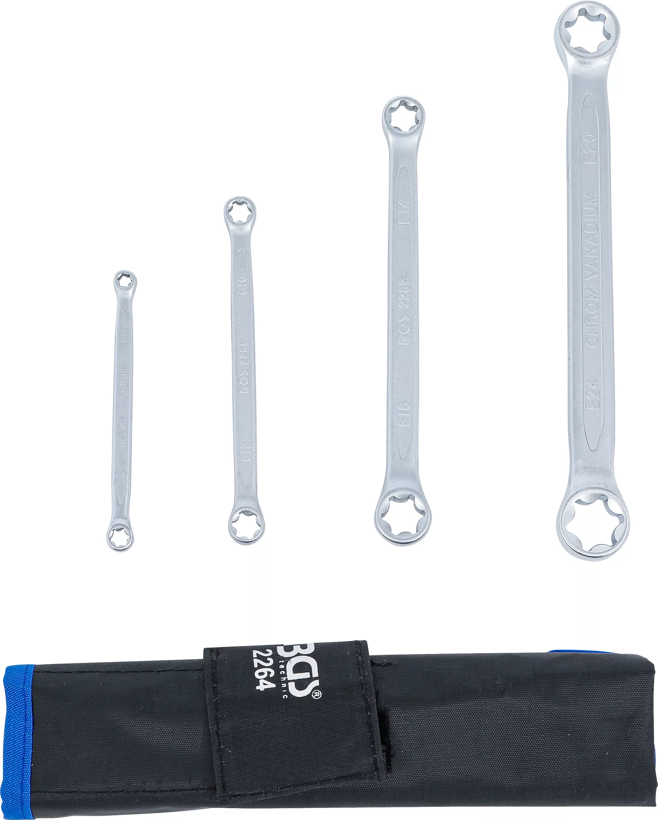 Set chei inelare duble cu capete Profil E | E6 x E8 - E20 x E24 | 4 piese [3]