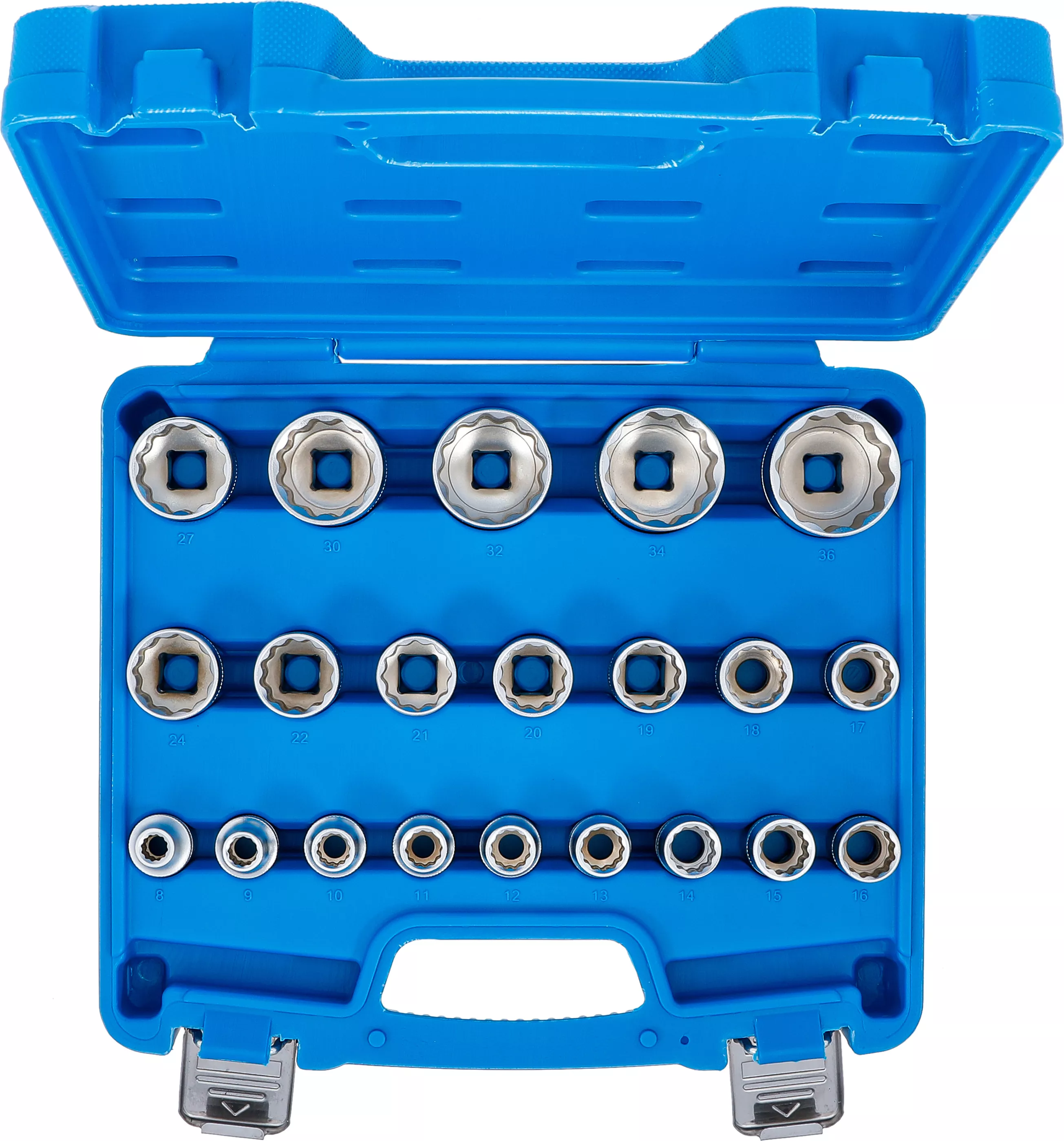 Set chei tubulare 12 colturi | 12,5 mm (1/2") | 8 - 36 mm | 21 piese [4]