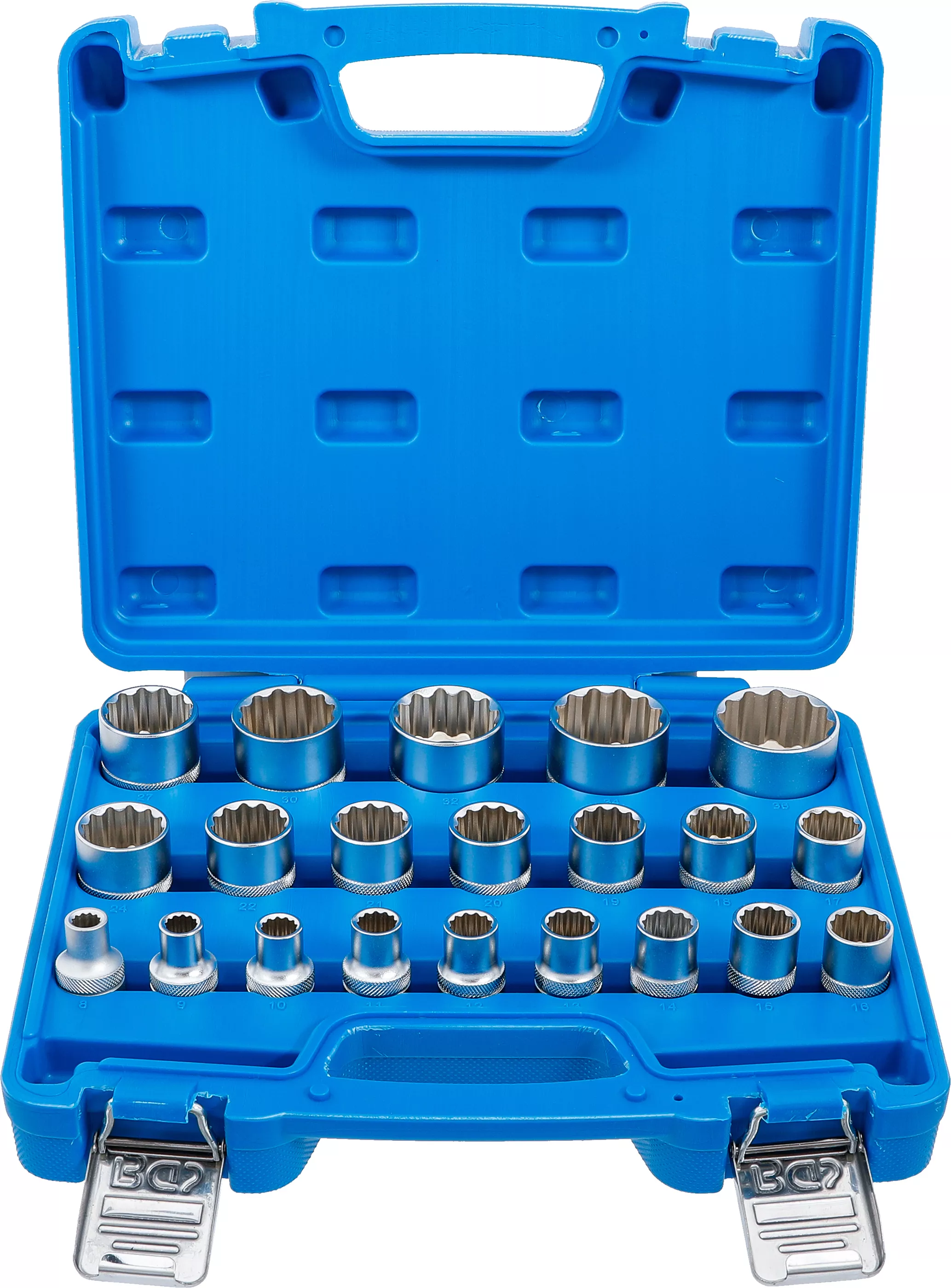 Scule - Set chei tubulare 12 colturi | 12,5 mm (1/2") | 8 - 36 mm | 21 piese