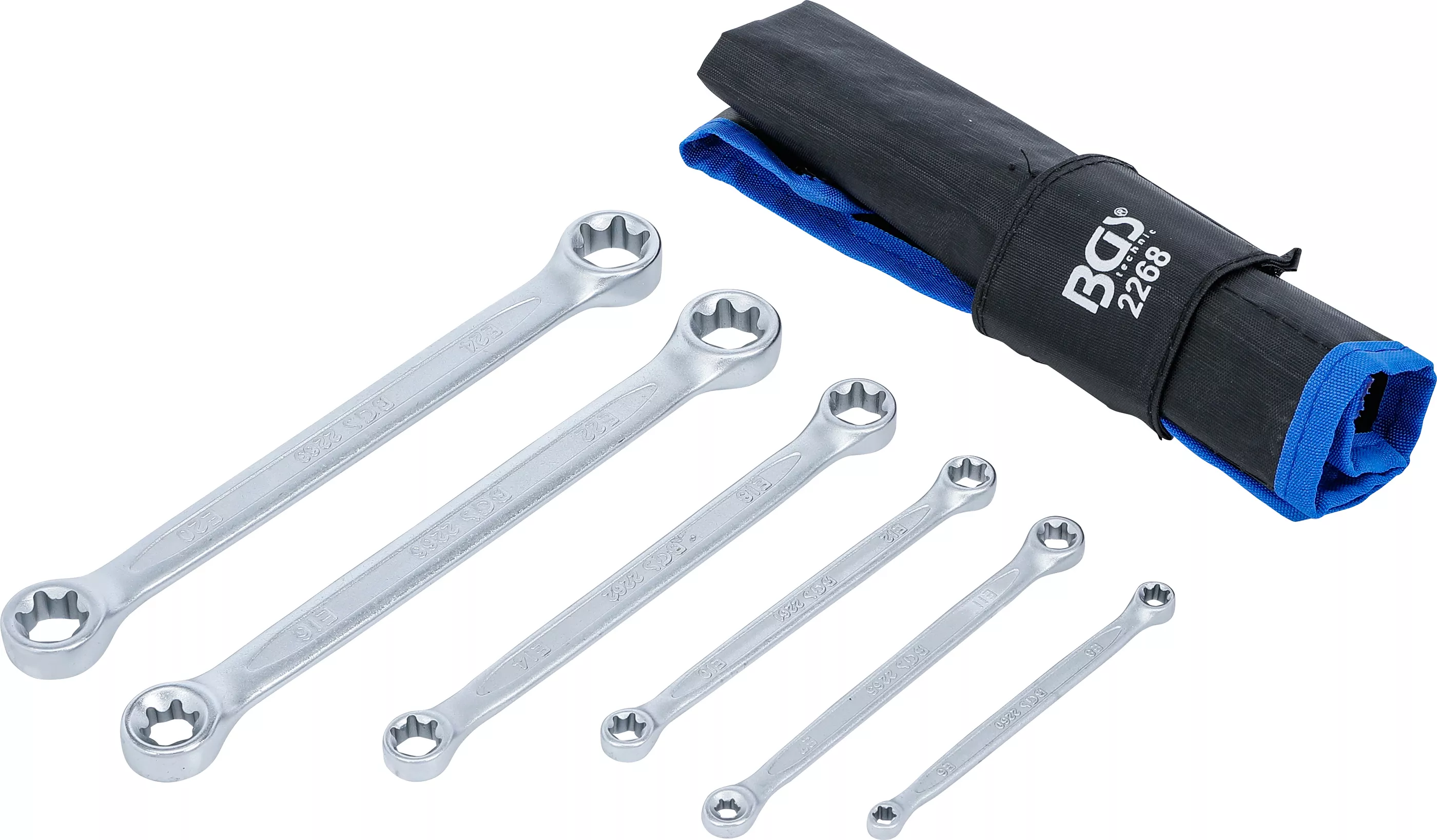 Set chei inelare duble cu capete Profil E | E6 x E8 - E20 x E24 | 6 piese [2]