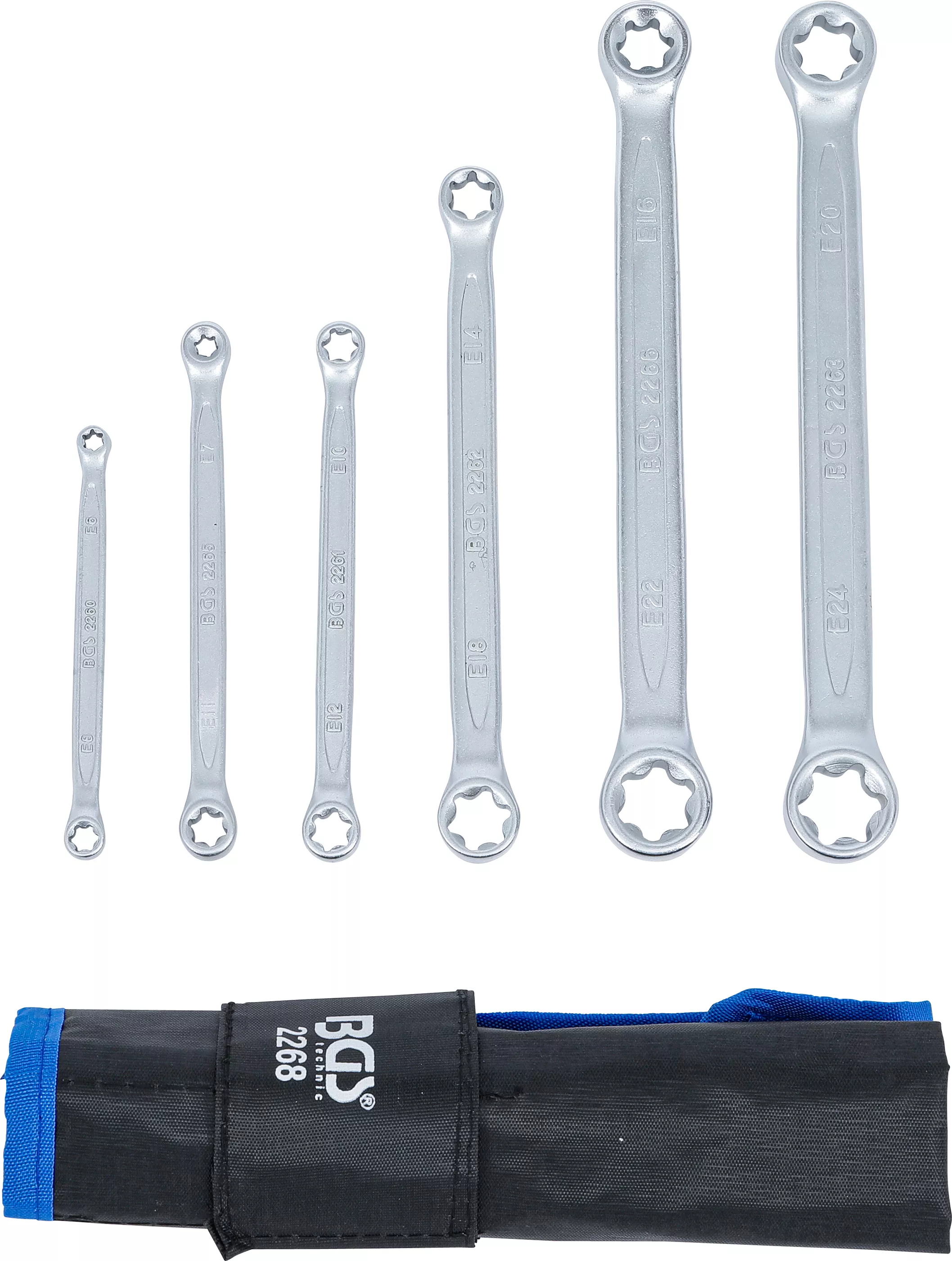 Set chei inelare duble cu capete Profil E | E6 x E8 - E20 x E24 | 6 piese [3]